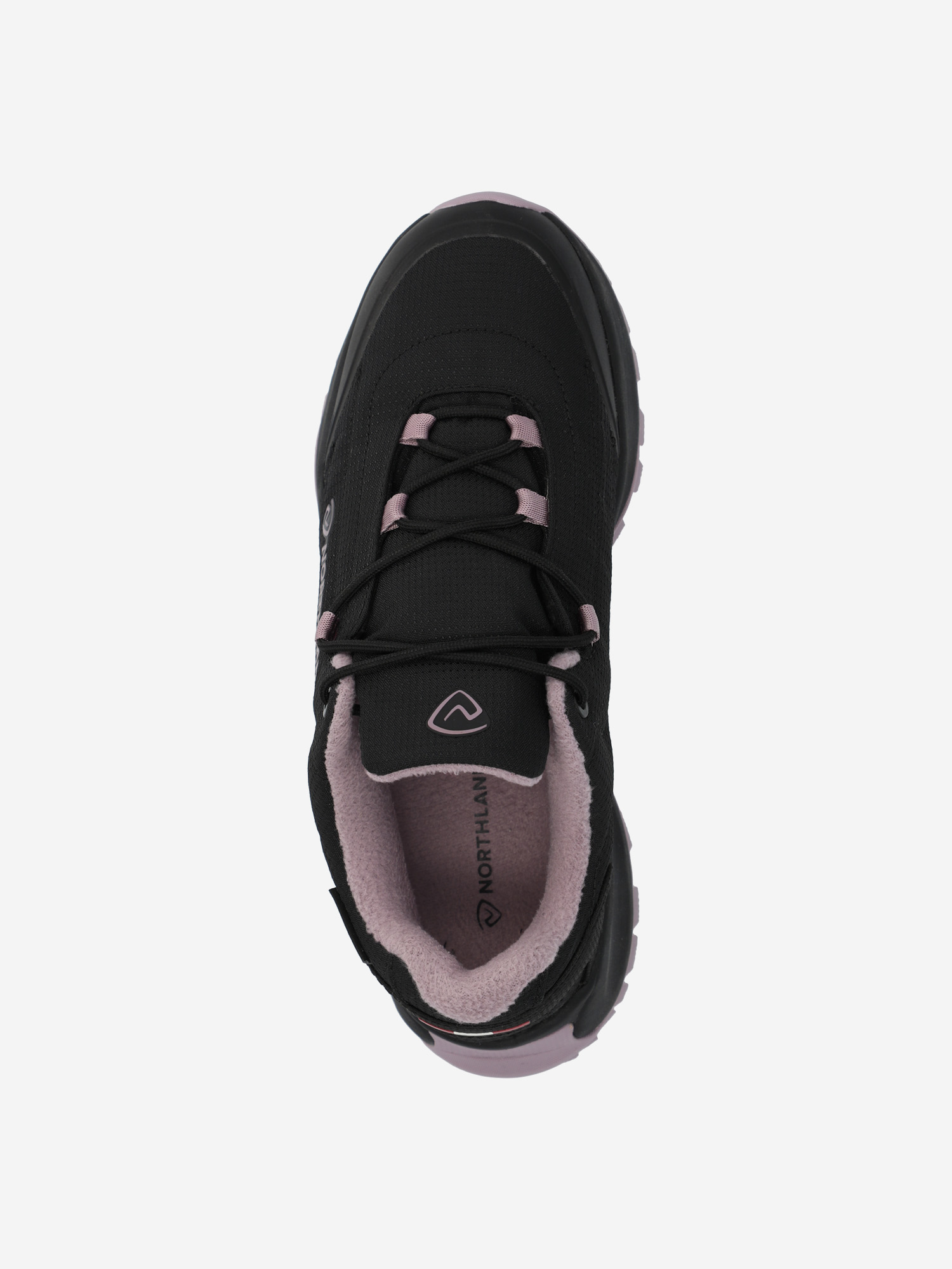 фото Кроссовки утепленные женские northland fels nylon low, черный