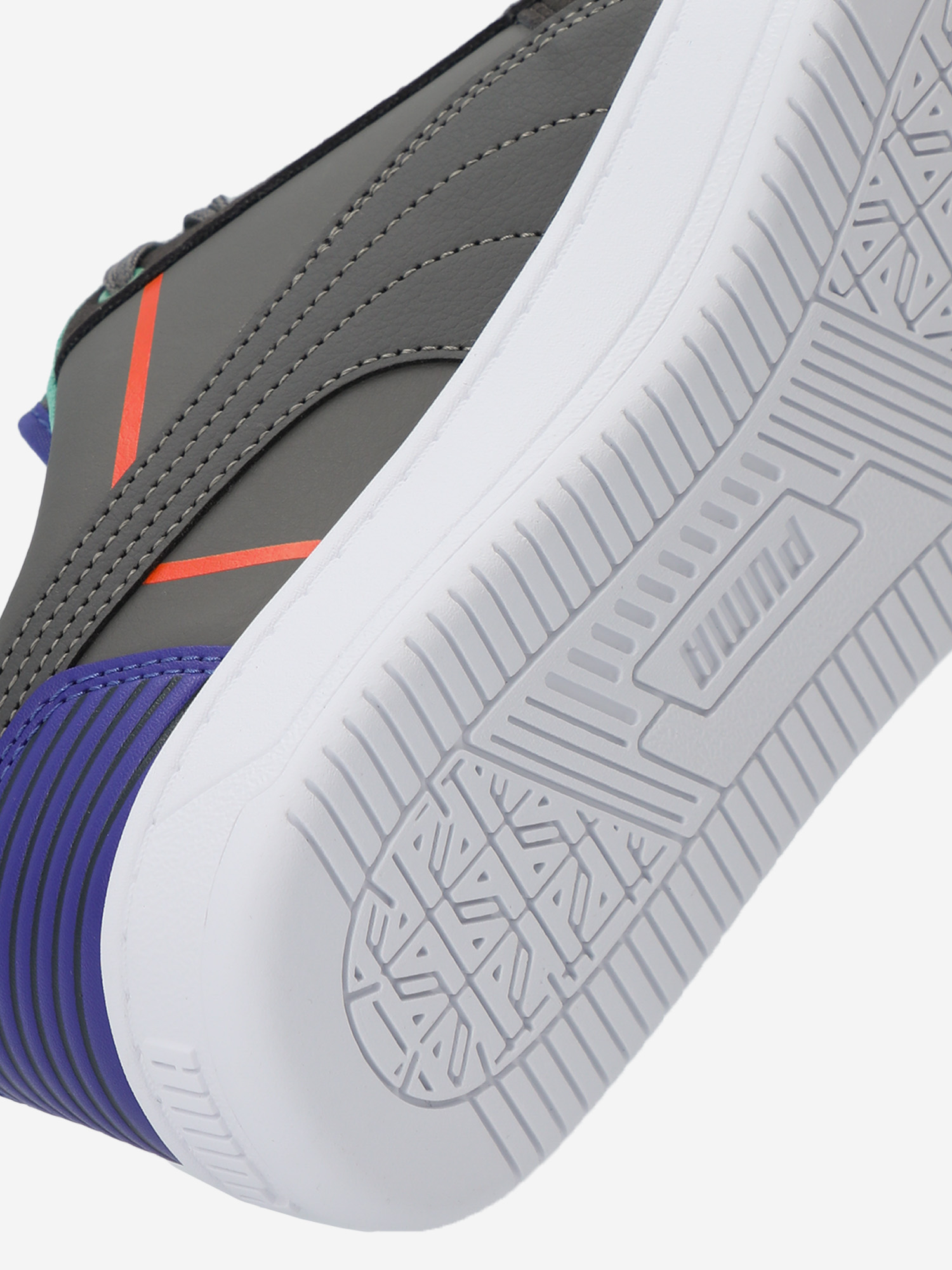 фото Кеды для мальчиков puma caven 2.0 ready, set, better ii jr, серый