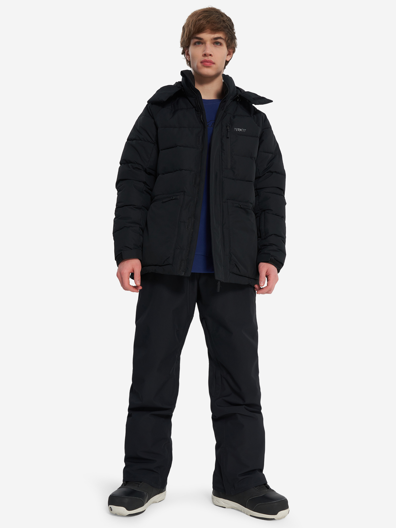 фото Пуховик мужской termit, черный