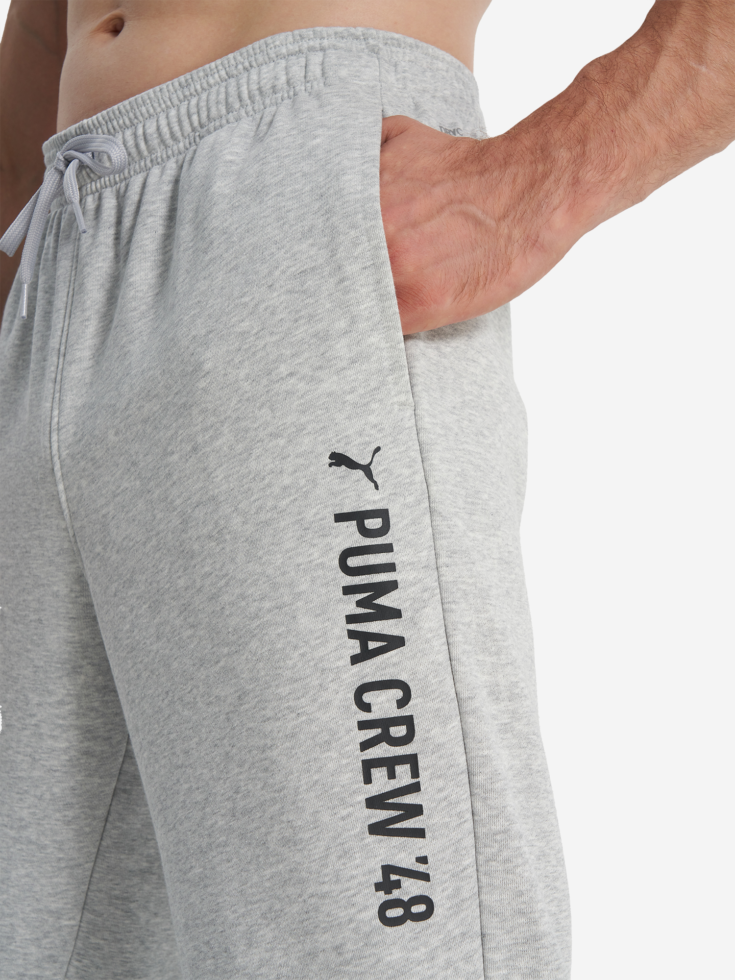 фото Брюки мужские puma graphic, серый