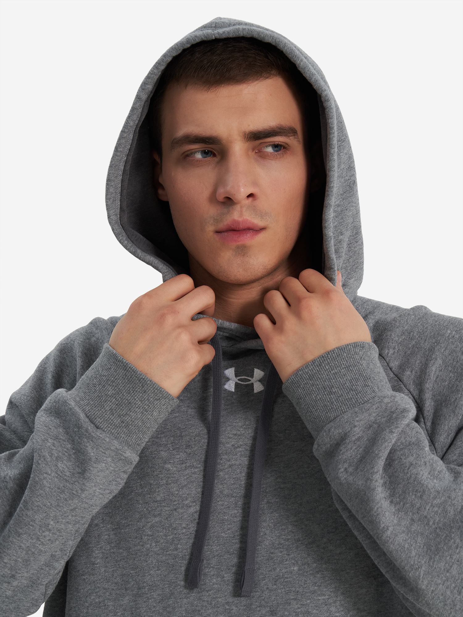 фото Худи мужское under armour, серый