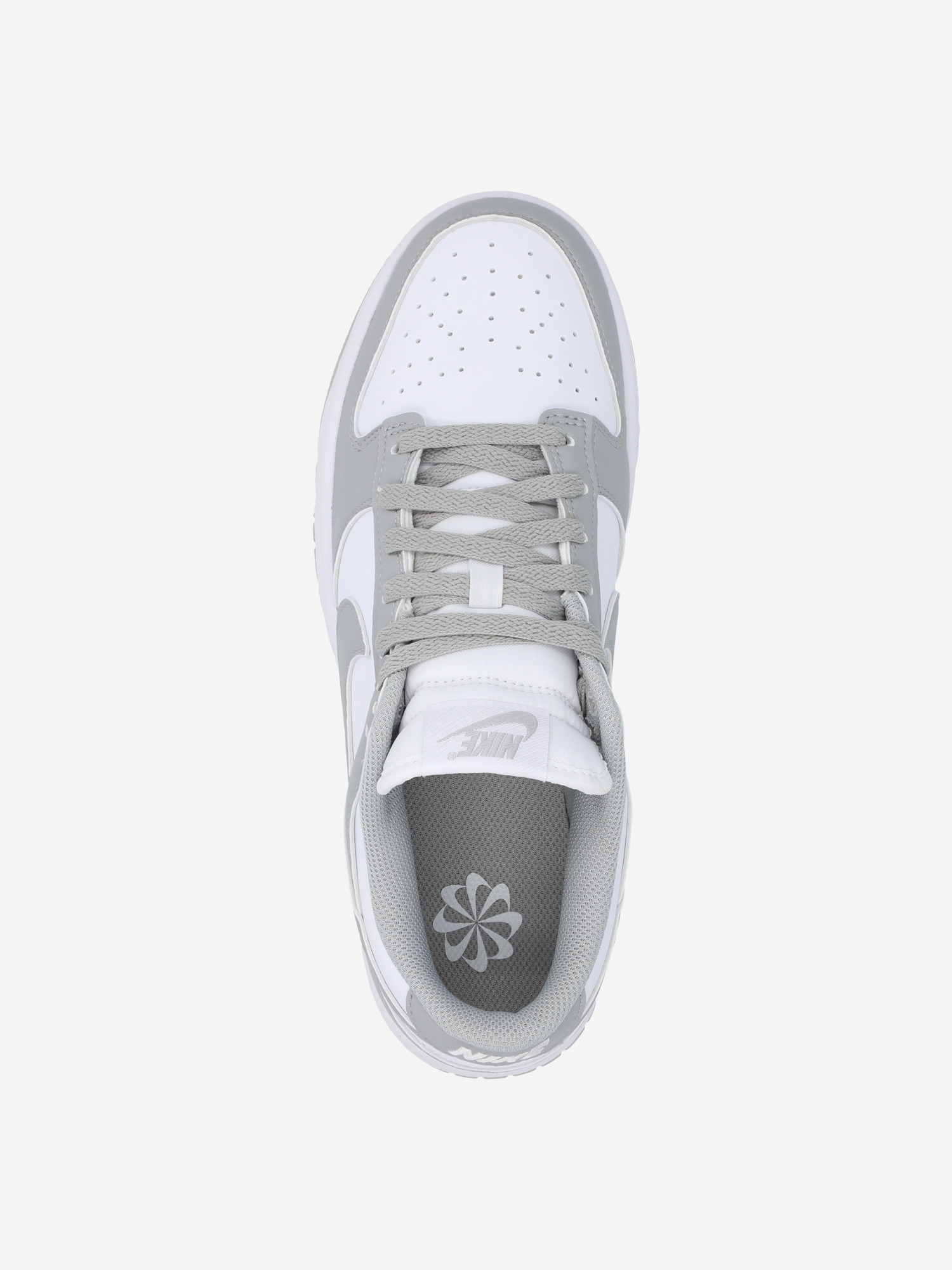 фото Кеды женские nike nike dunk low next nature, серый