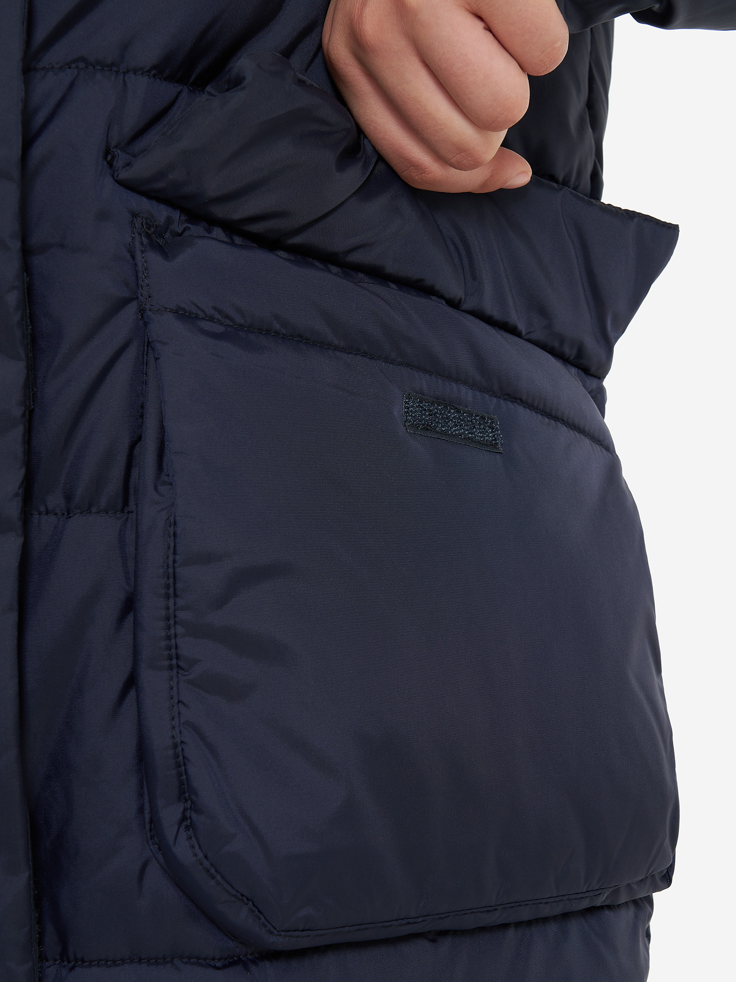 фото Пальто утепленное для девочек fila, синий