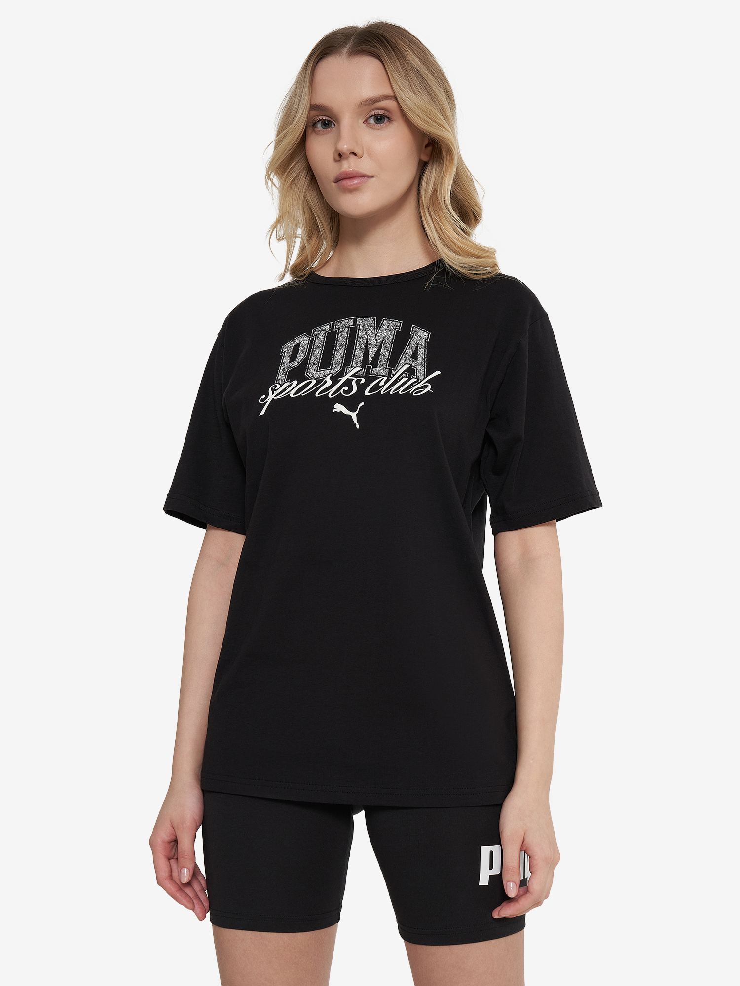 фото Футболка женская puma class, черный