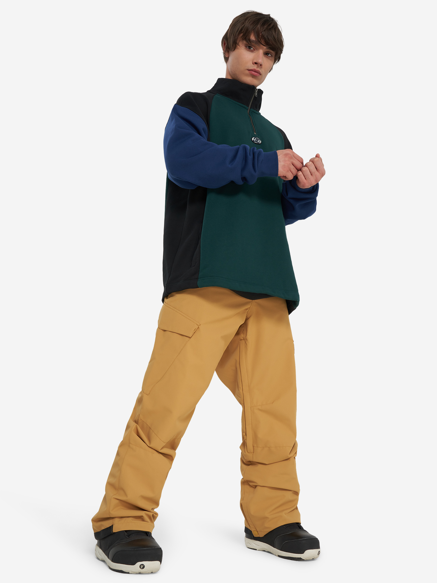 фото Брюки утепленные мужские dc shoes banshee, желтый