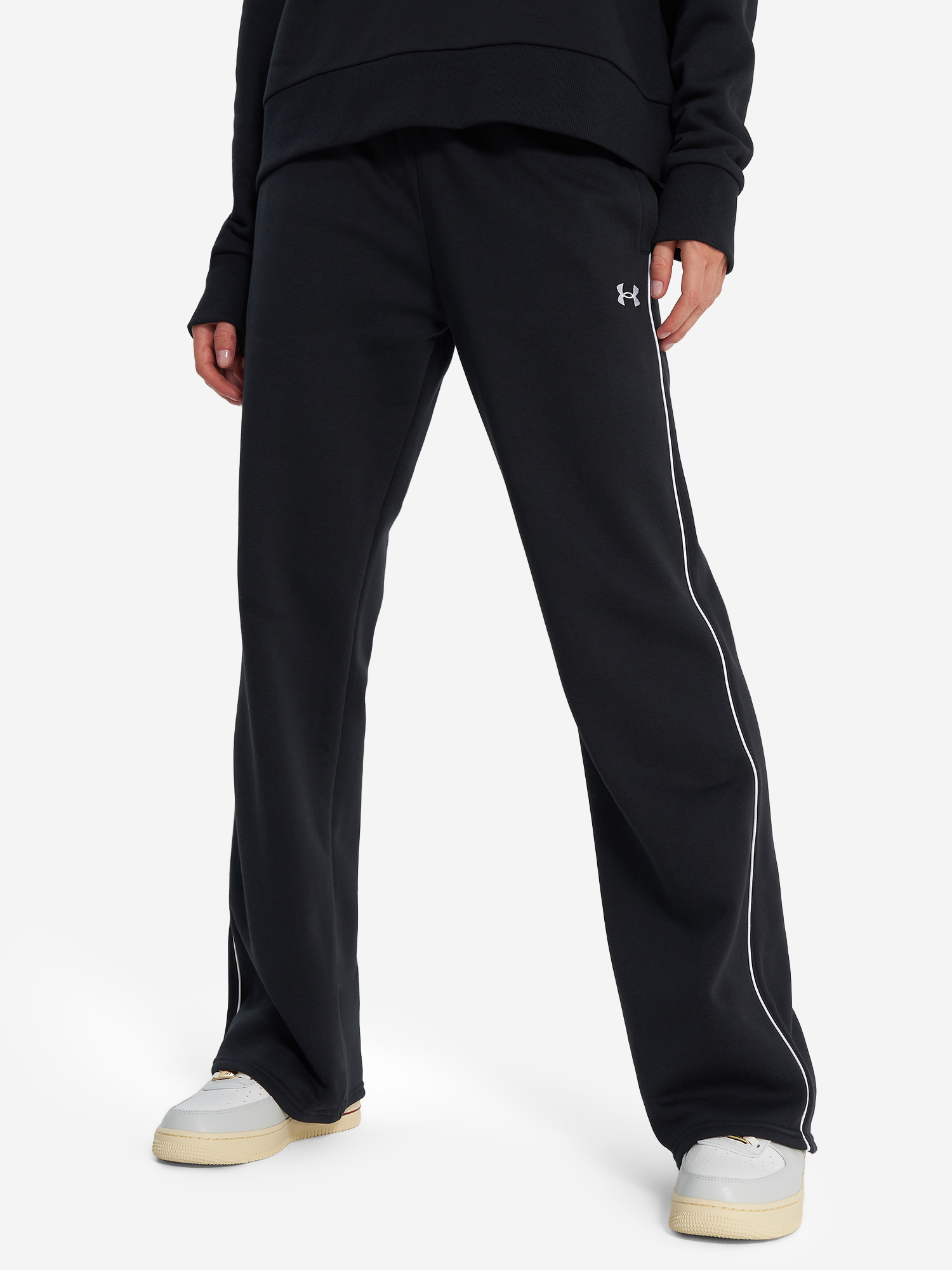 фото Брюки женские under armour rival, черный