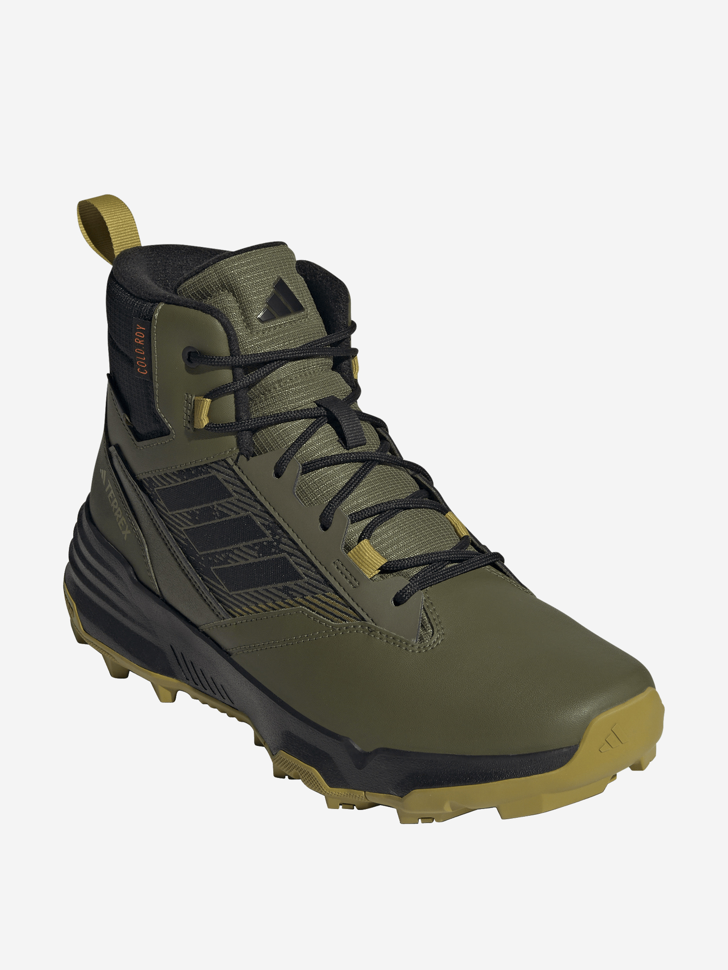 фото Ботинки утепленные мужские adidas terrex unity, зеленый