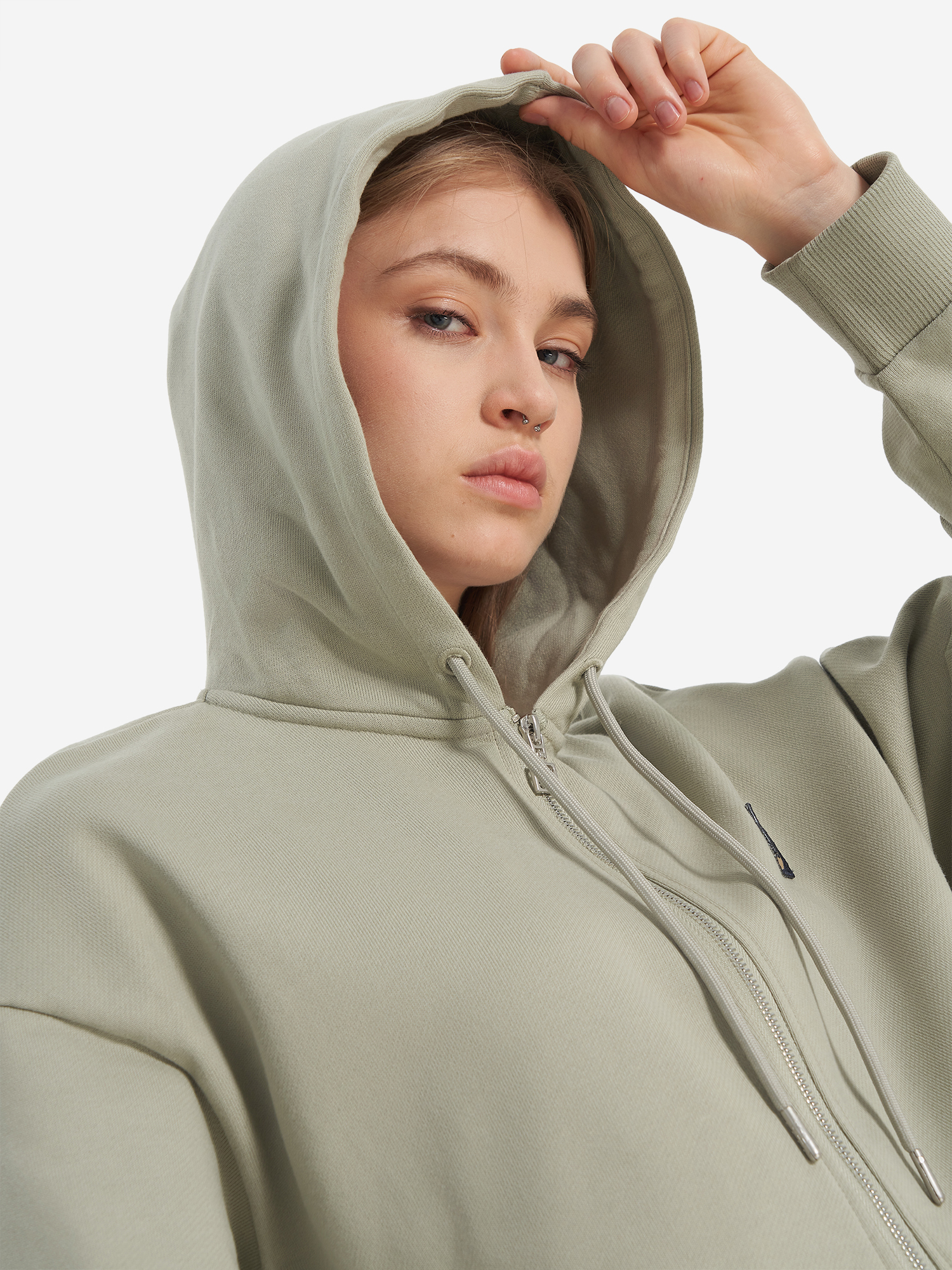 фото Толстовка женская fila, зеленый