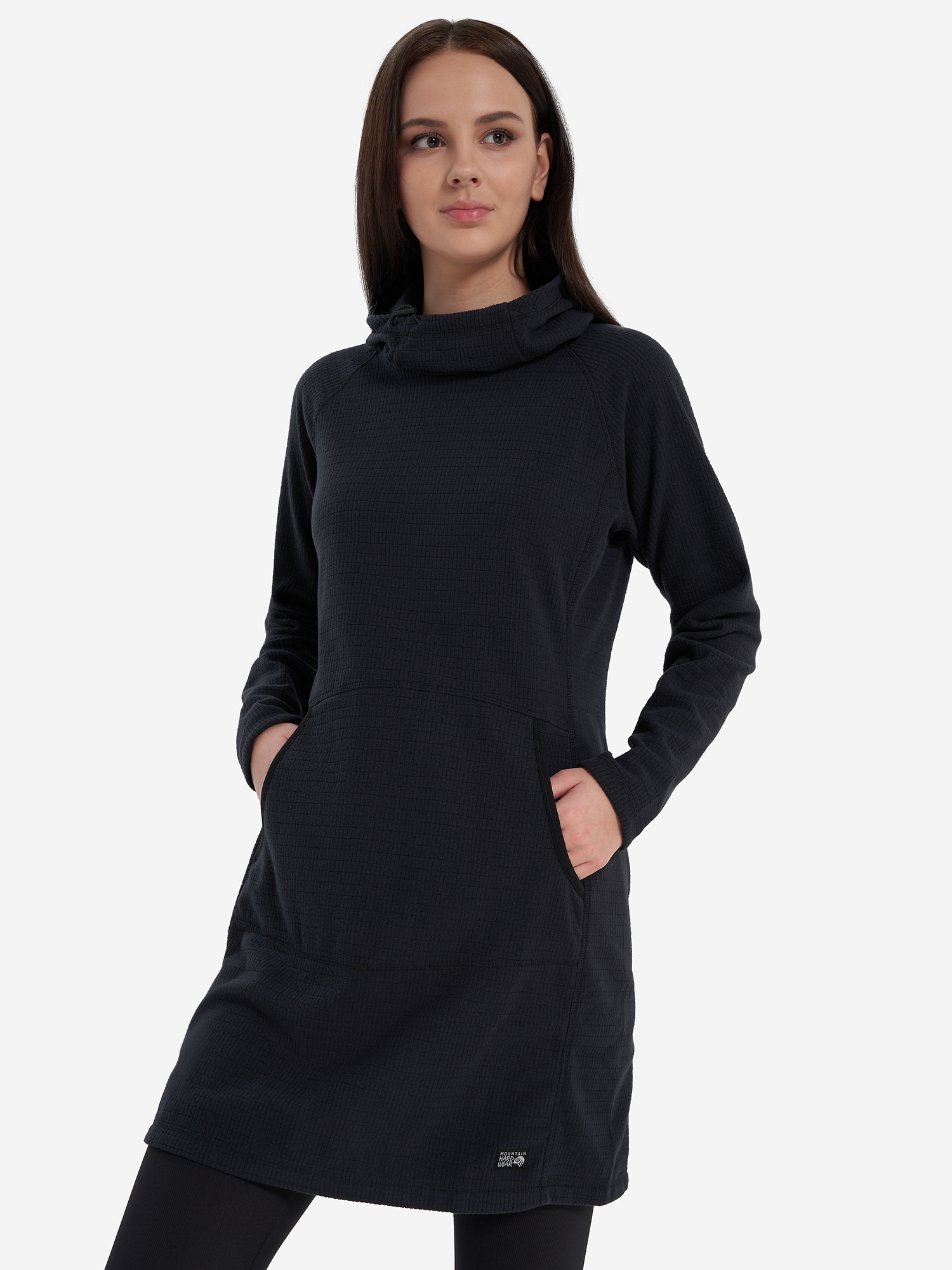 фото Платье женское mountain hardwear summit grid dress, черный