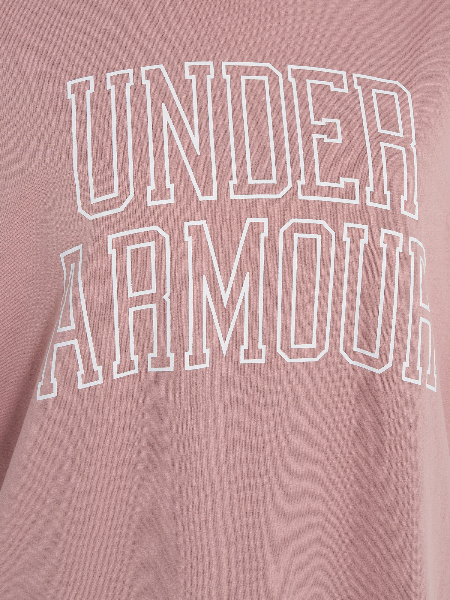 фото Футболка женская under armour rival os campus, розовый