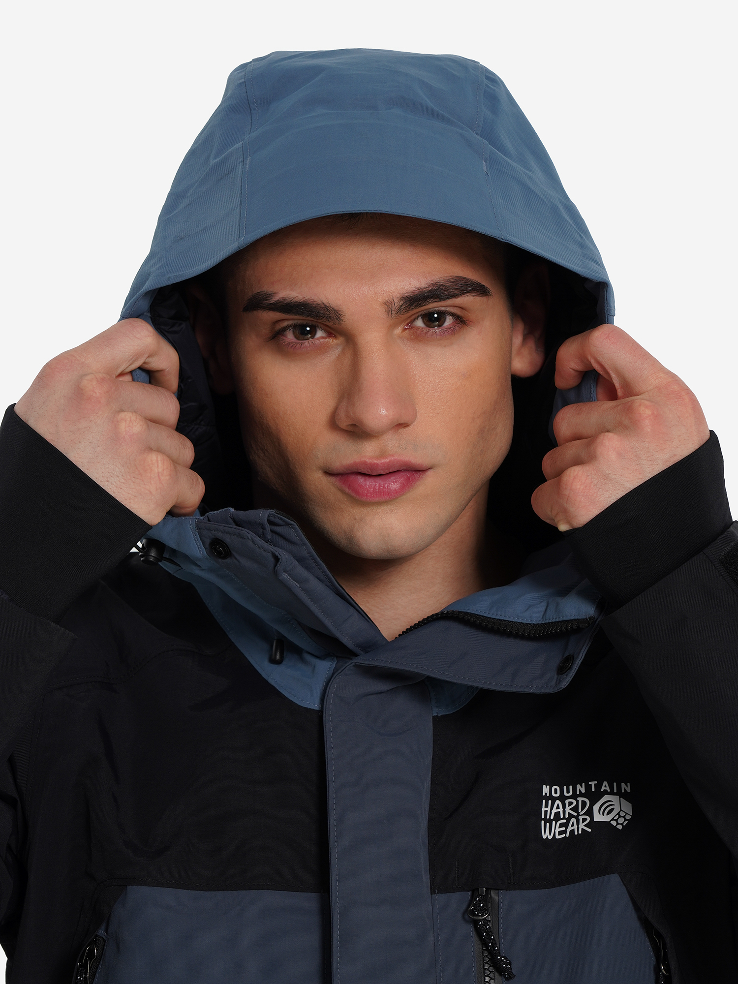 фото Куртка утепленная мужская mountain hardwear first tracks insulated jacket, синий