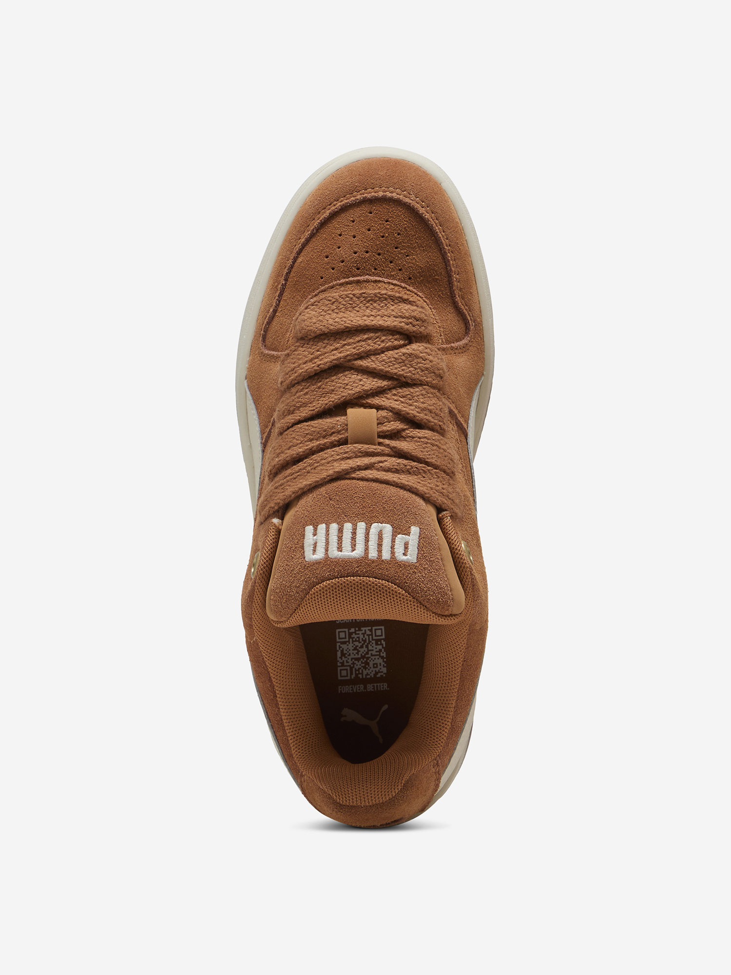 фото Кеды женские puma park luna sd, коричневый