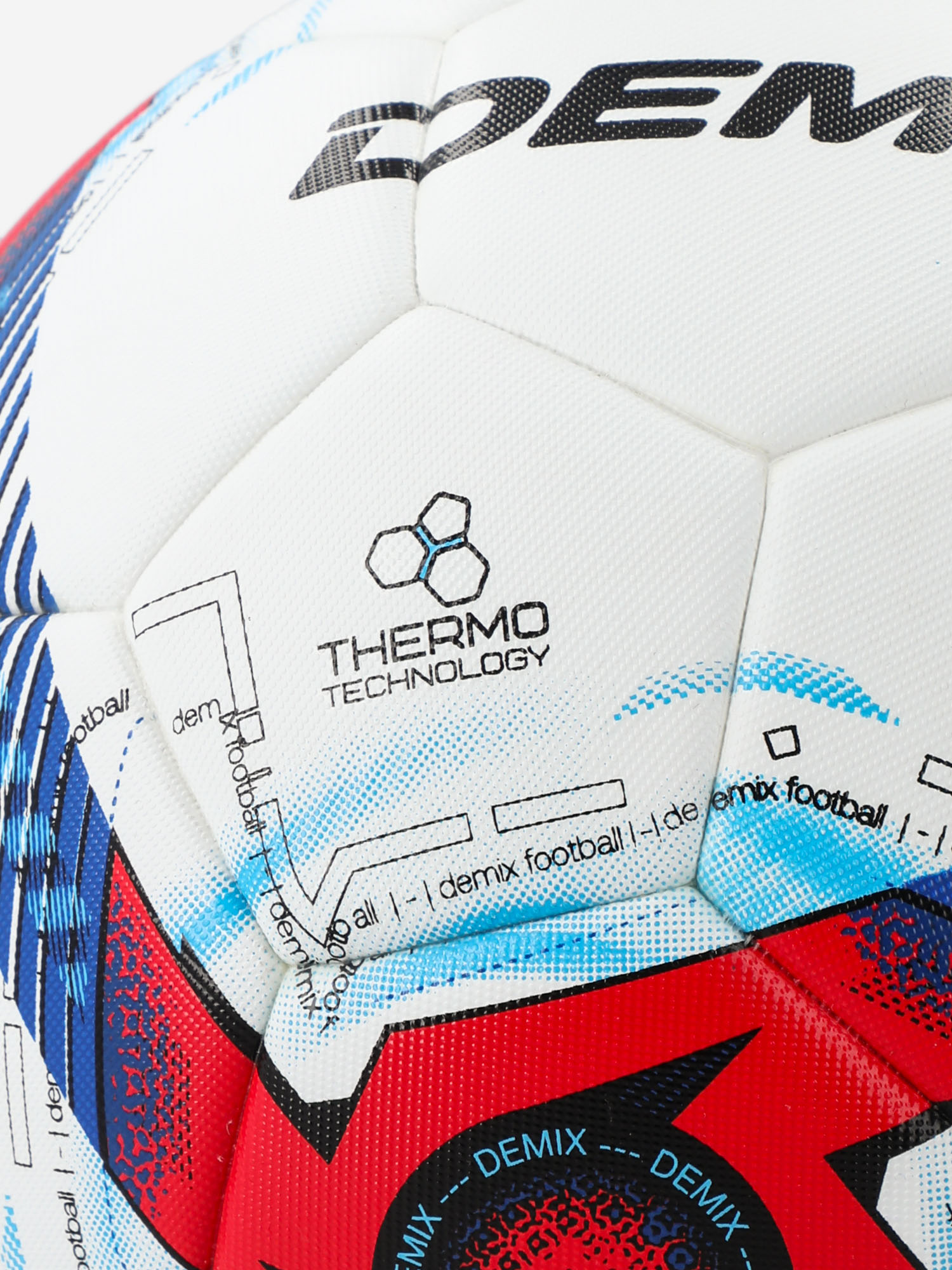 фото Мяч футбольный demix df800 thermo fifa qualily pro, белый