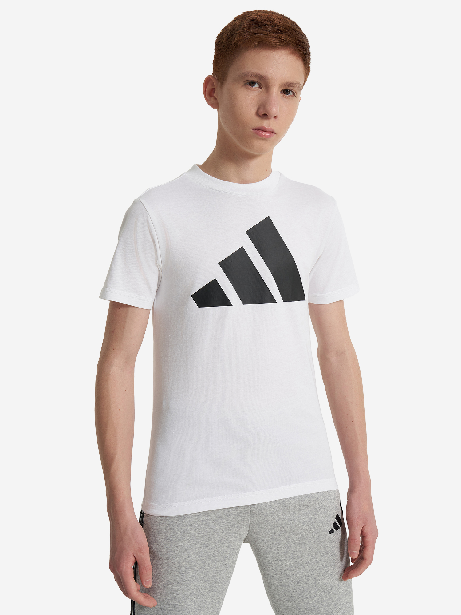 фото Футболка для мальчиков adidas, белый