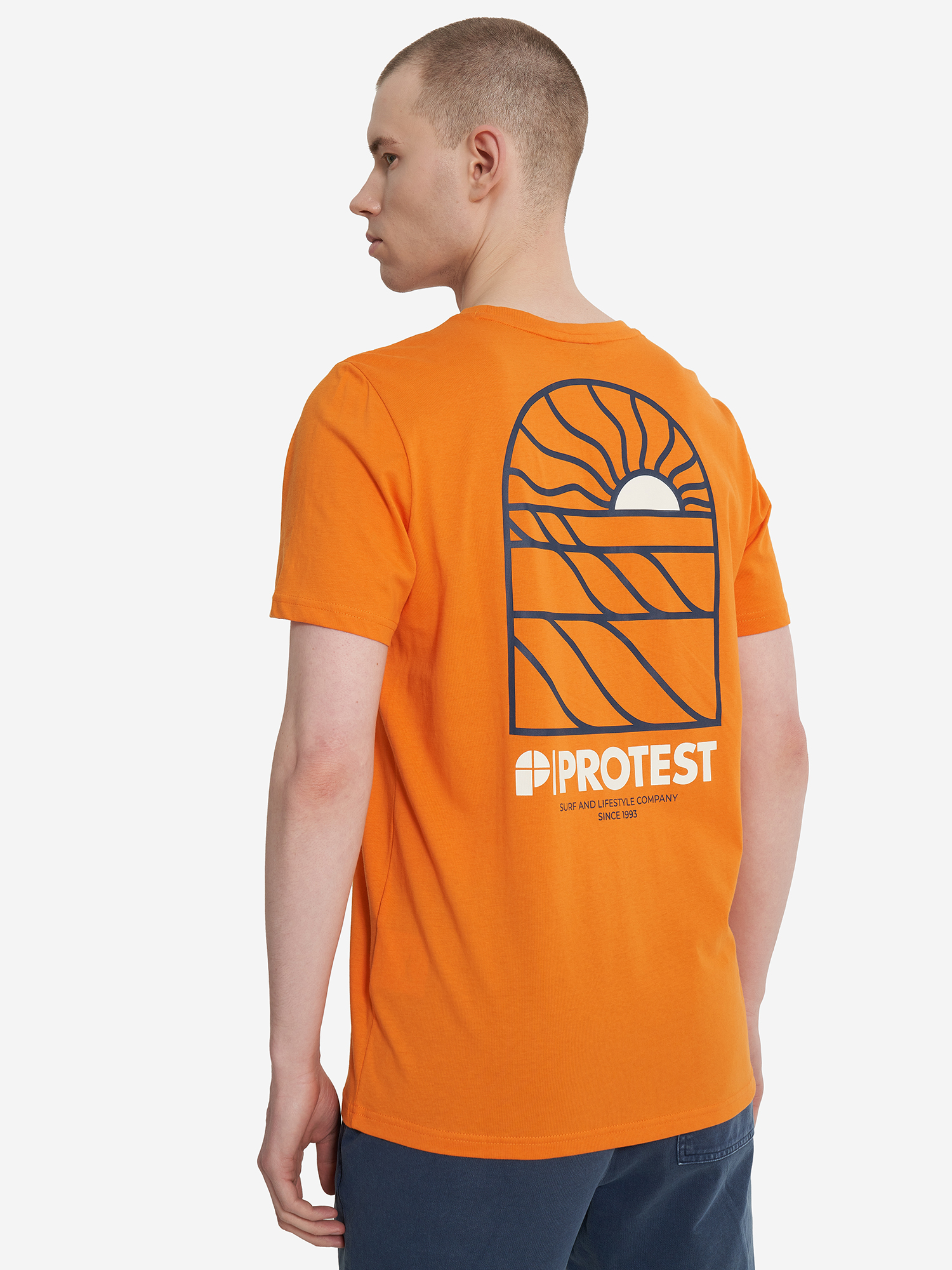фото Футболка мужская protest, оранжевый
