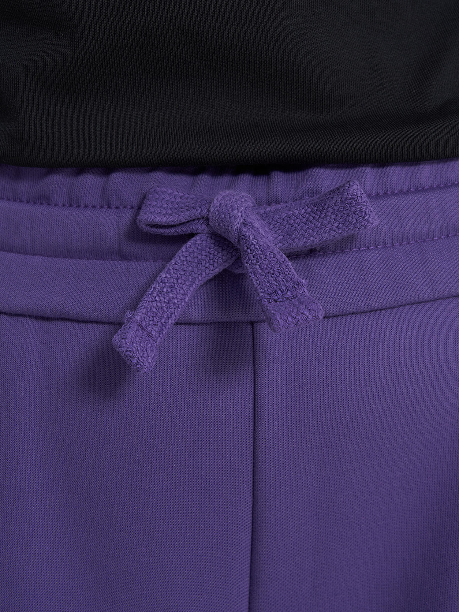 фото Брюки женские оверсайз demix, plus size, фиолетовый