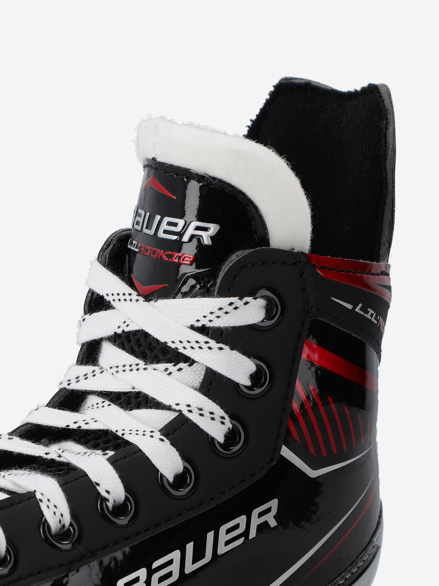 фото Коньки хоккейные детские bauer lil' rookie yth, черный