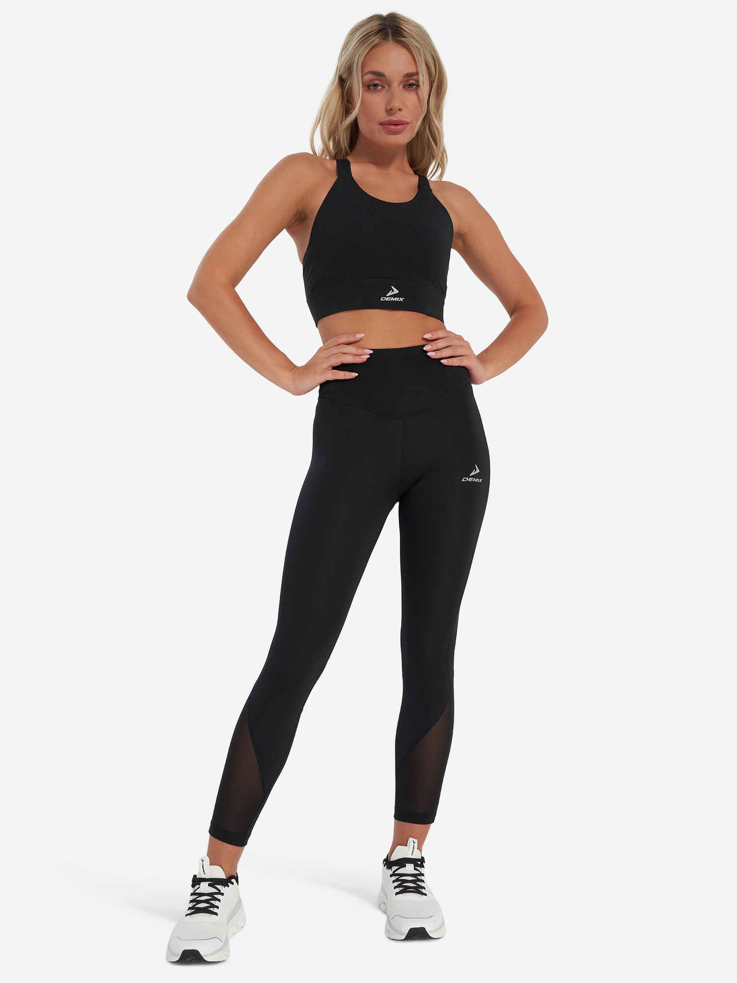 фото Топ бра спортивный demix activemove, черный