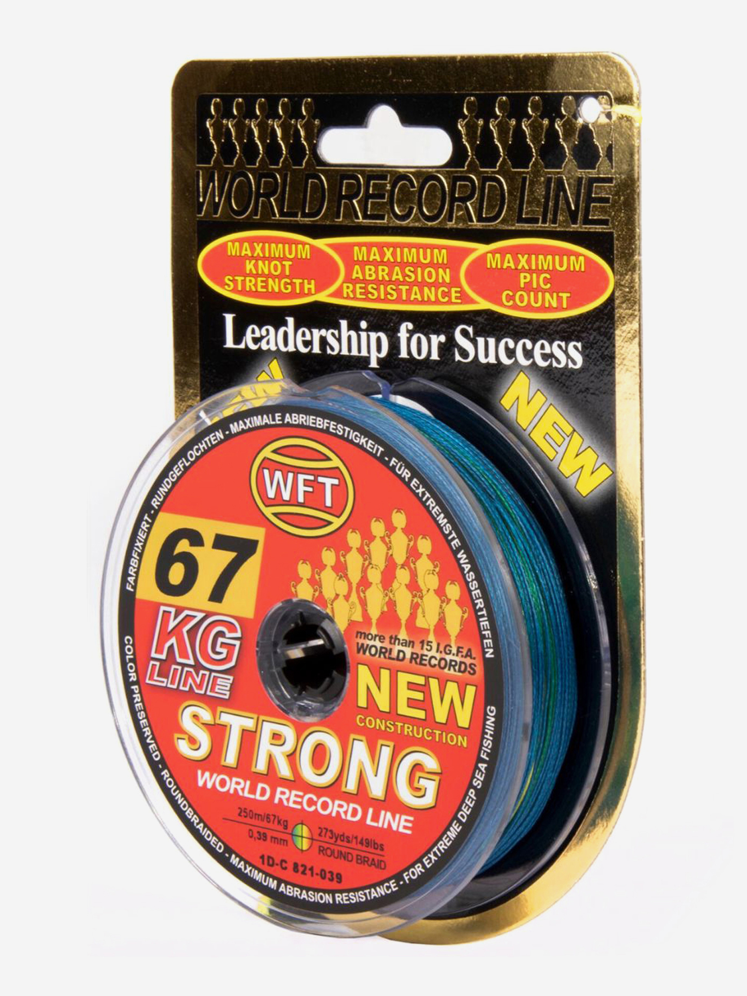 Шнур плетеный WFT KG STRONG Multicolor 250/039 (1D-C-821-039), Мультицвет
Шнур плетеный WFT KG STRONG Multicolor 250/039 (1D-C-821-039), Мультицвет