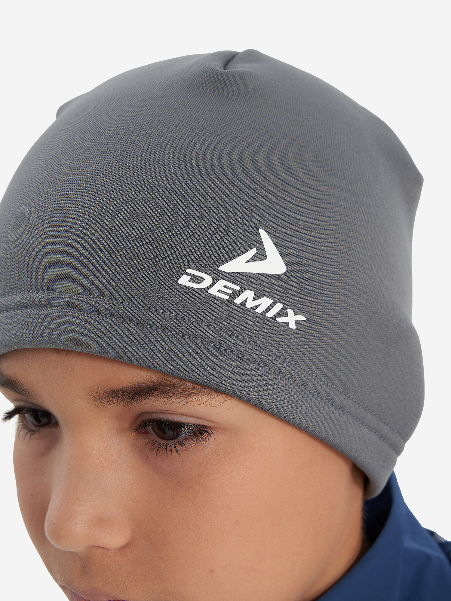 фото Шапка для мальчиков demix, серый