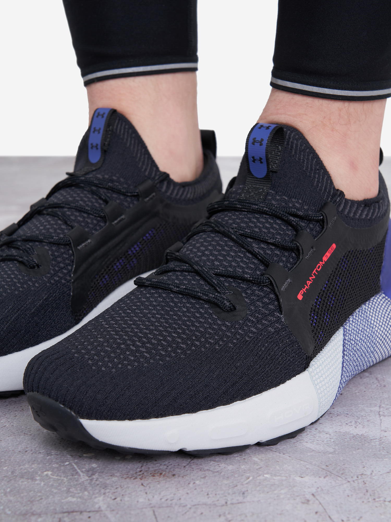 фото Кроссовки мужские under armour hovr phantom 3 se, черный
