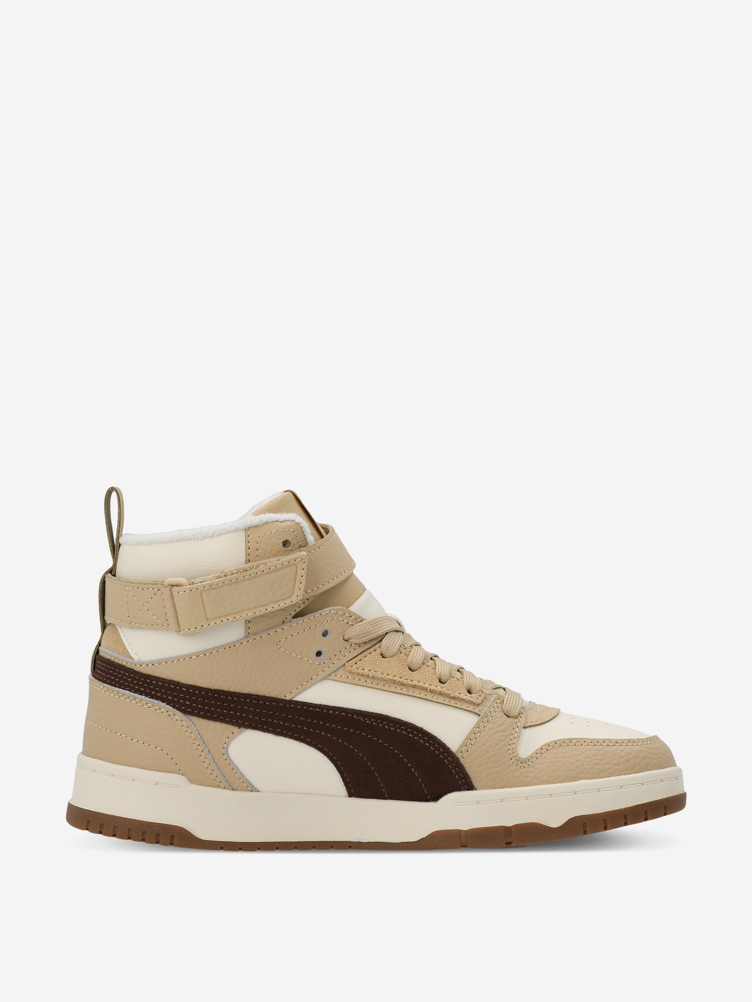 фото Кеды утепленные женские puma rbd game wtr, бежевый