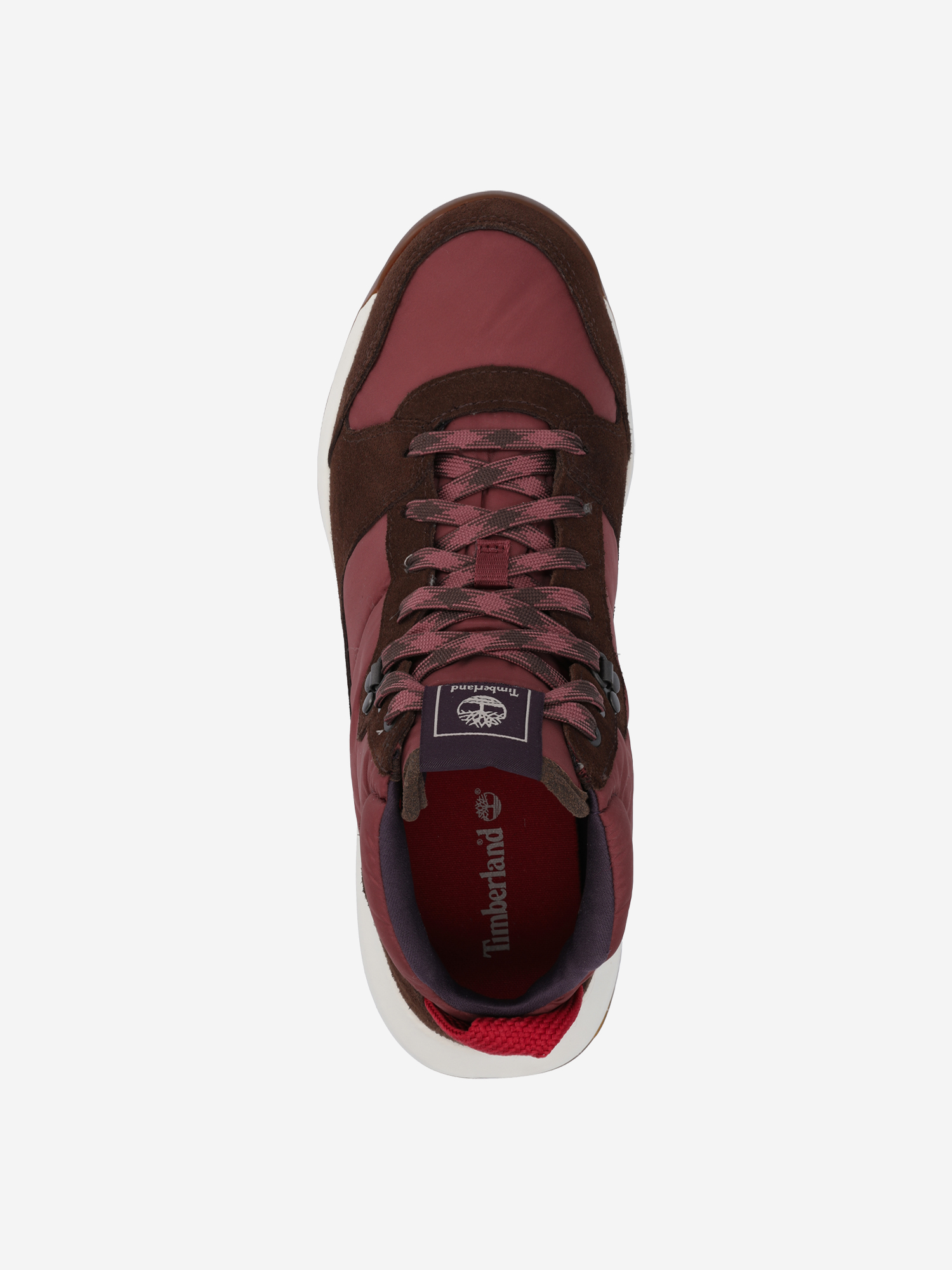фото Ботинки женские timberland retro swift, красный