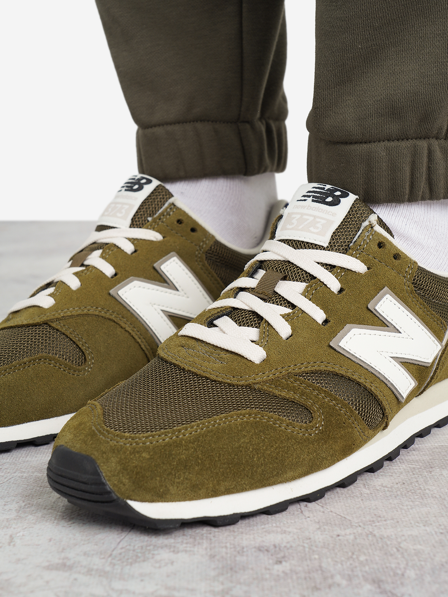 фото Кроссовки мужские new balance 373, коричневый