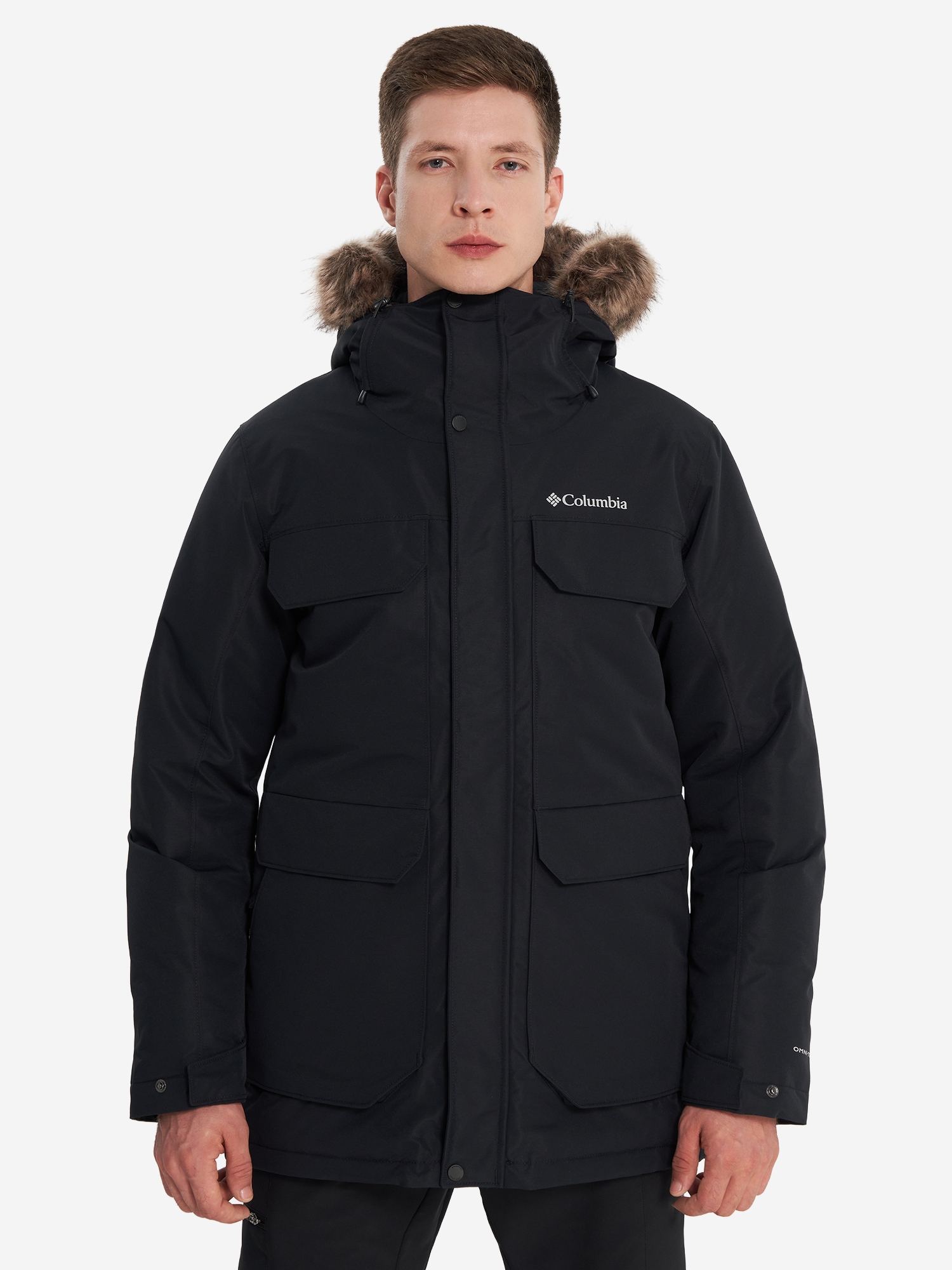 фото Парка мужская columbia south canyon iii long parka, черный