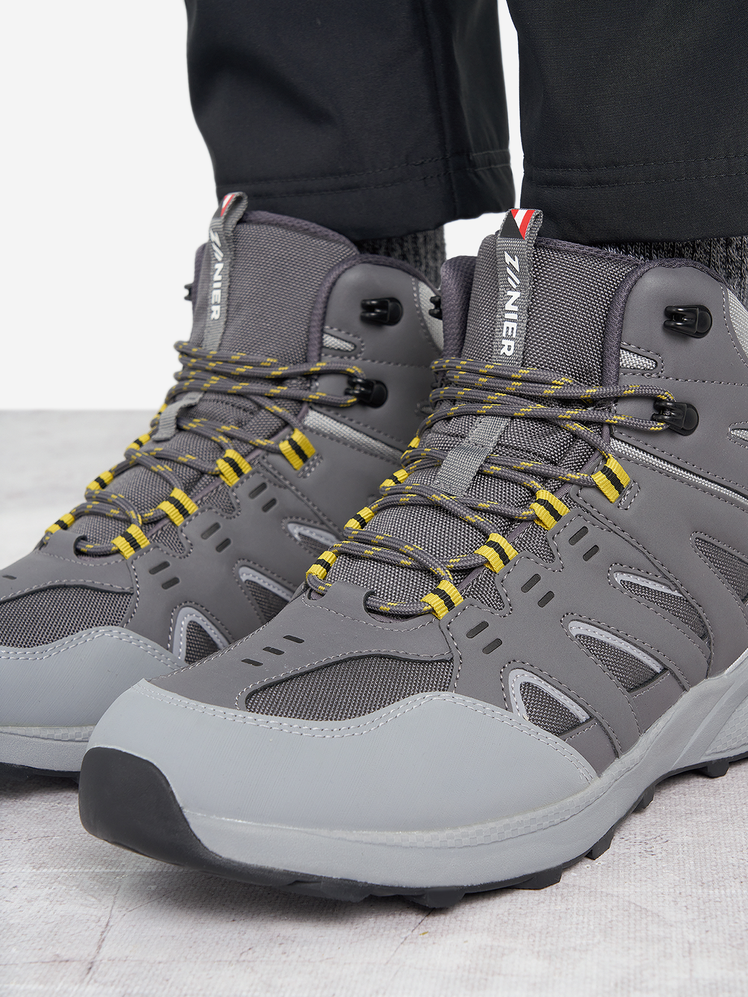 фото Ботинки мужские zanier zenith nylon m wp, серый