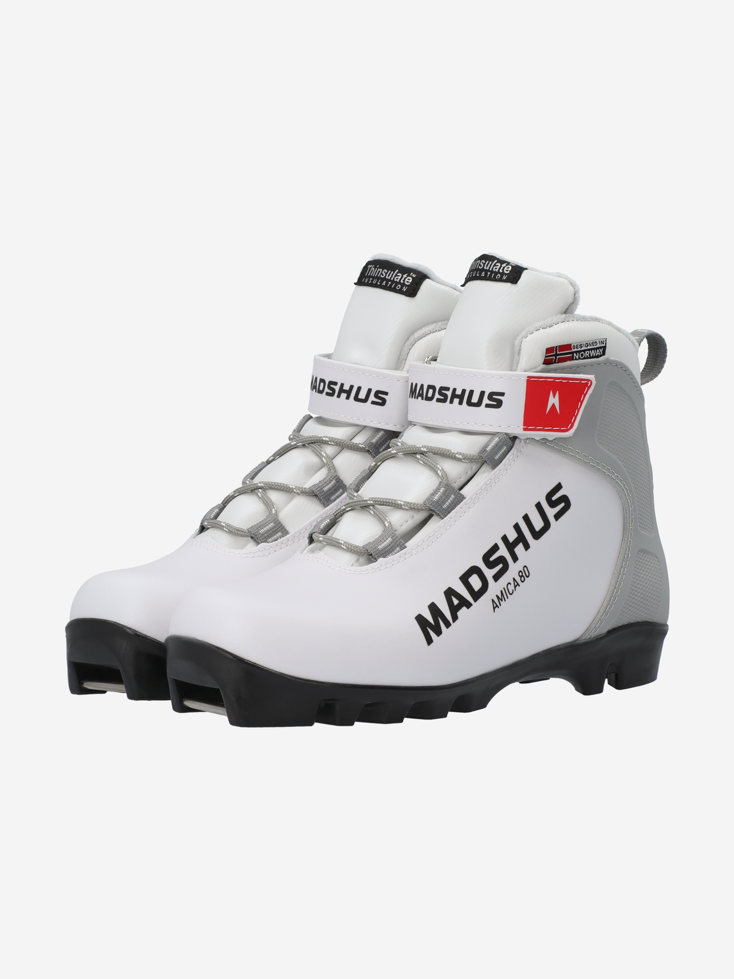 фото Ботинки для беговых лыж детские madshus amica 80 jr, белый