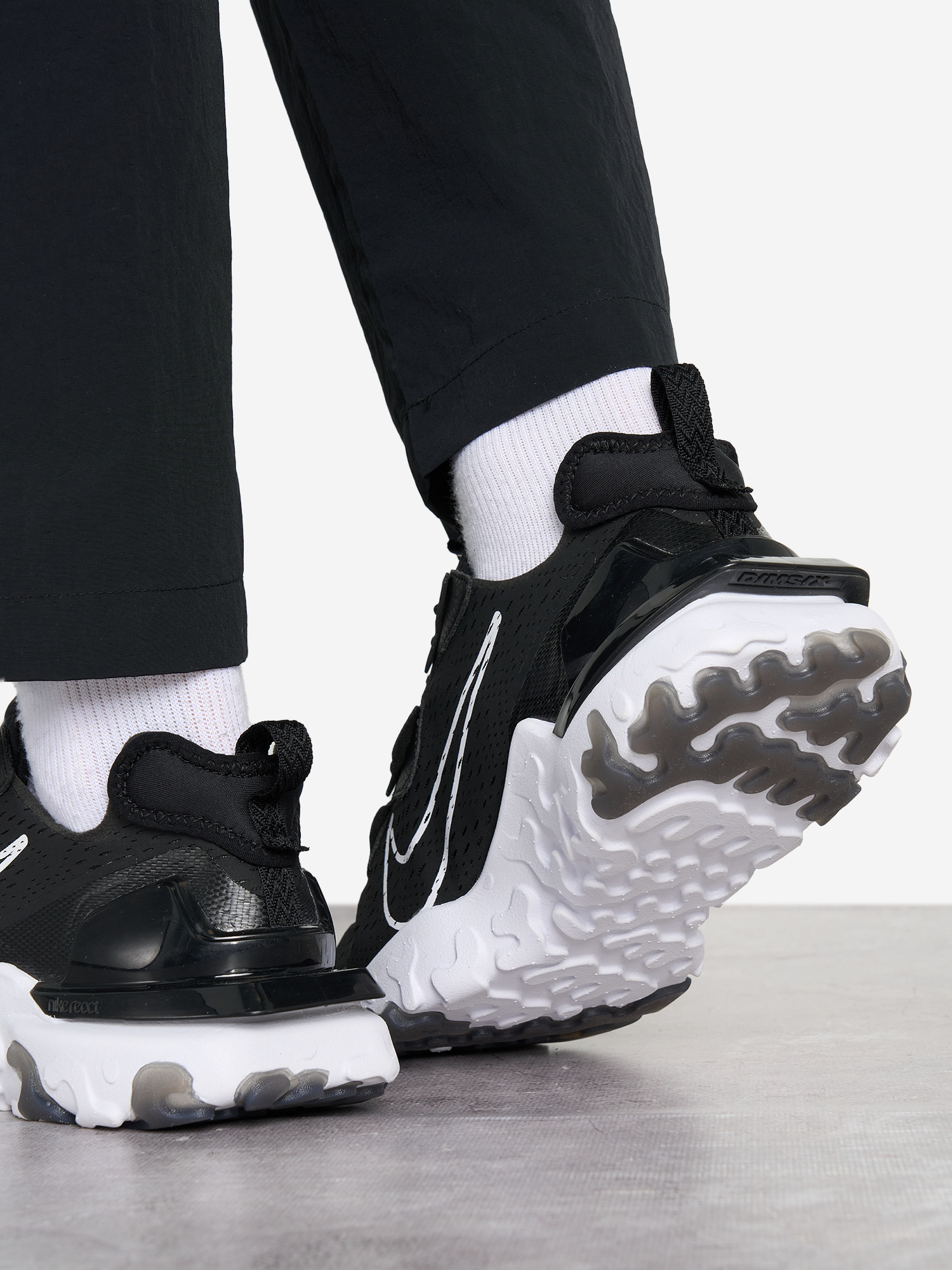 фото Кроссовки мужские nike react vision, черный