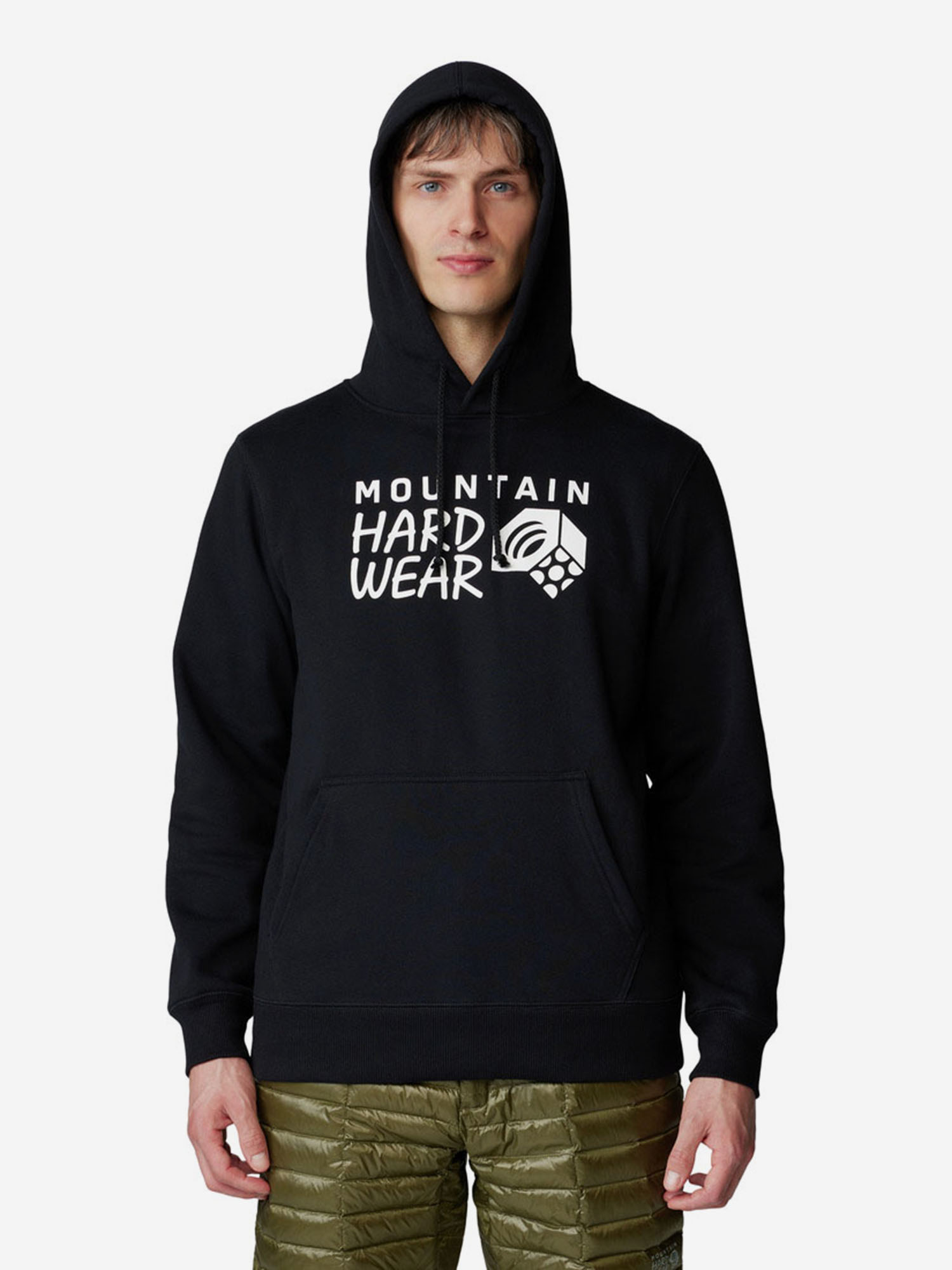 фото Худи мужское mountain hardwear logo, черный