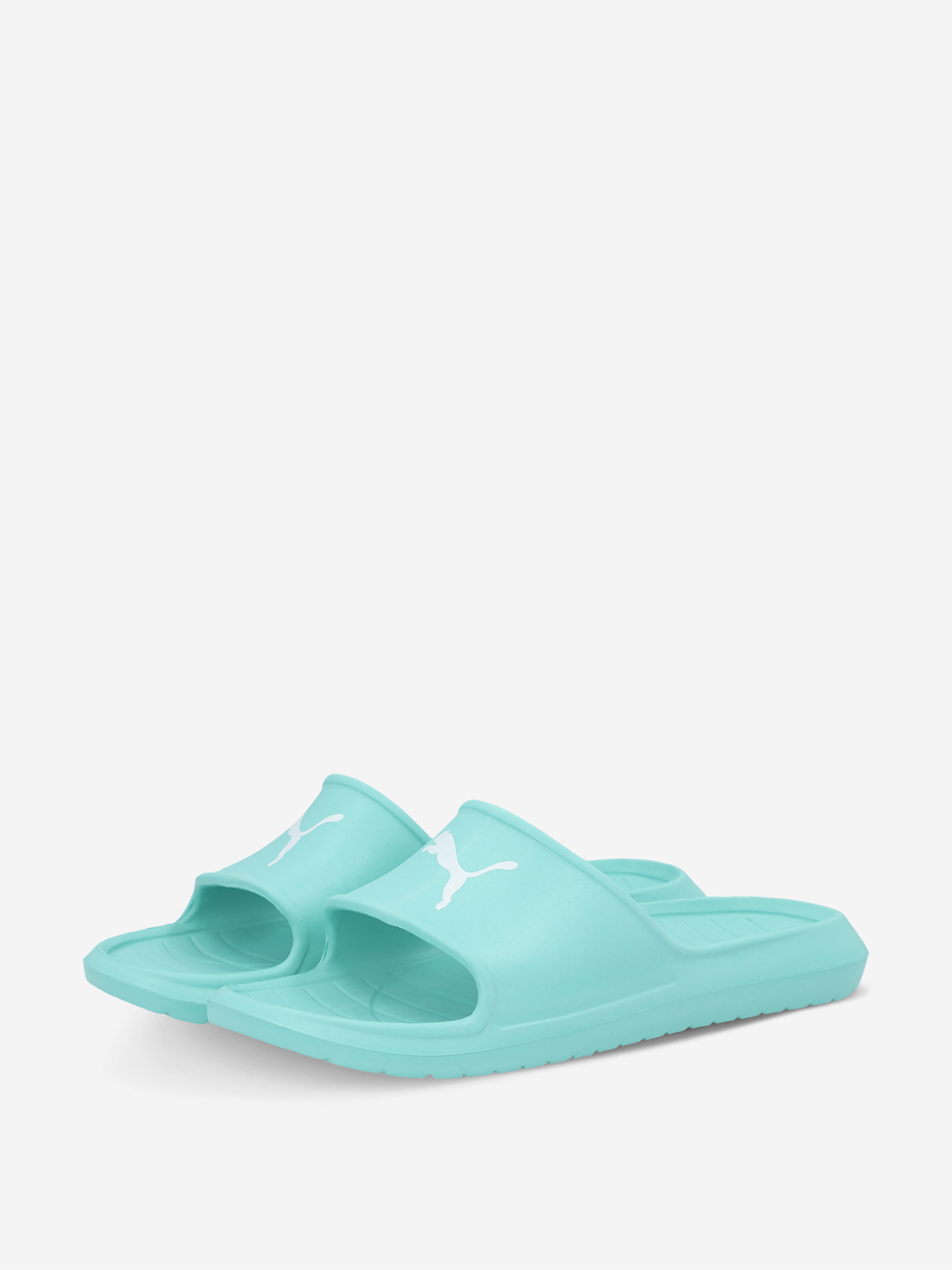 фото Шлепанцы женские puma divecat v2 lite cat, зеленый