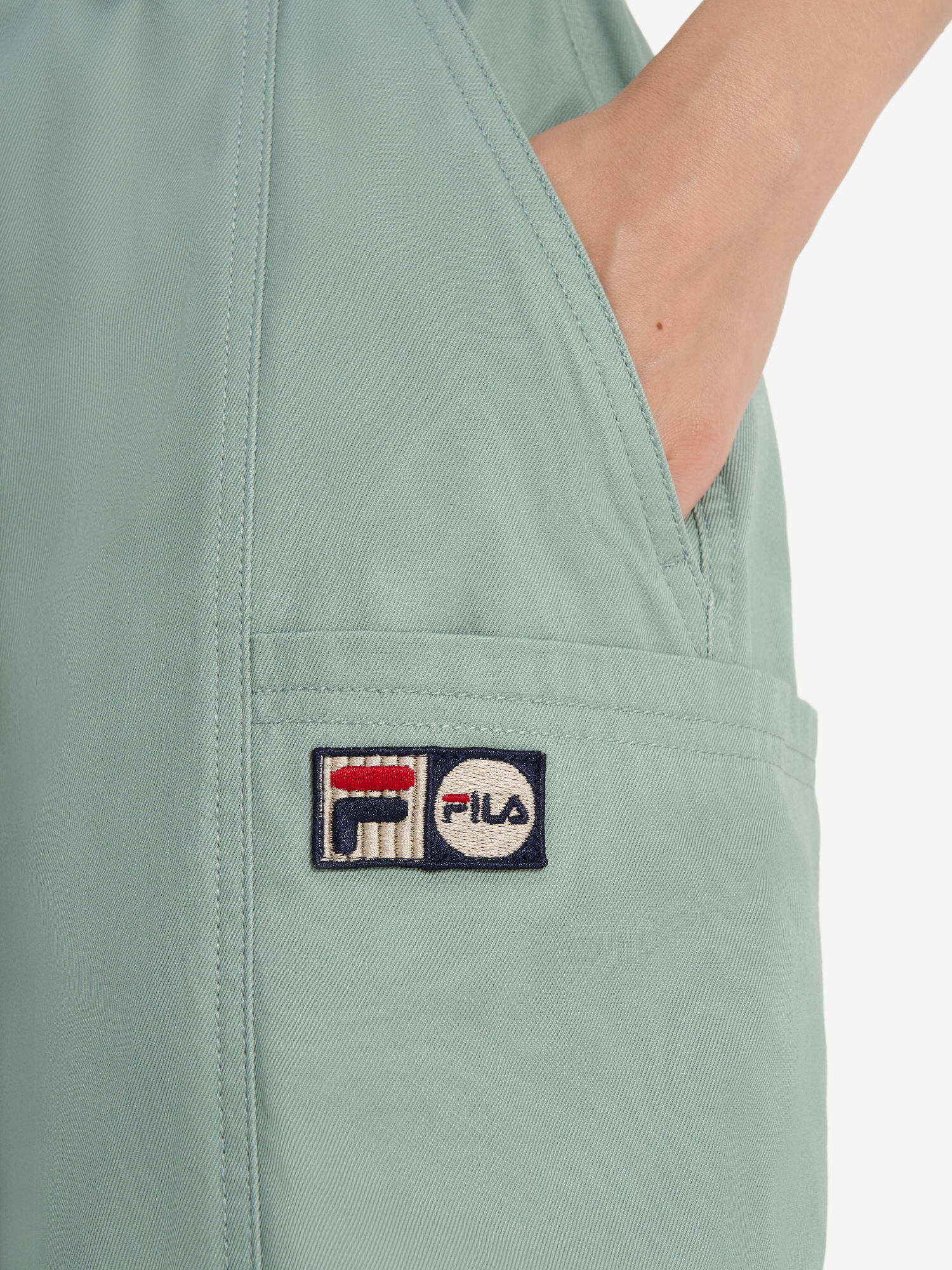 фото Брюки женские fila, зеленый