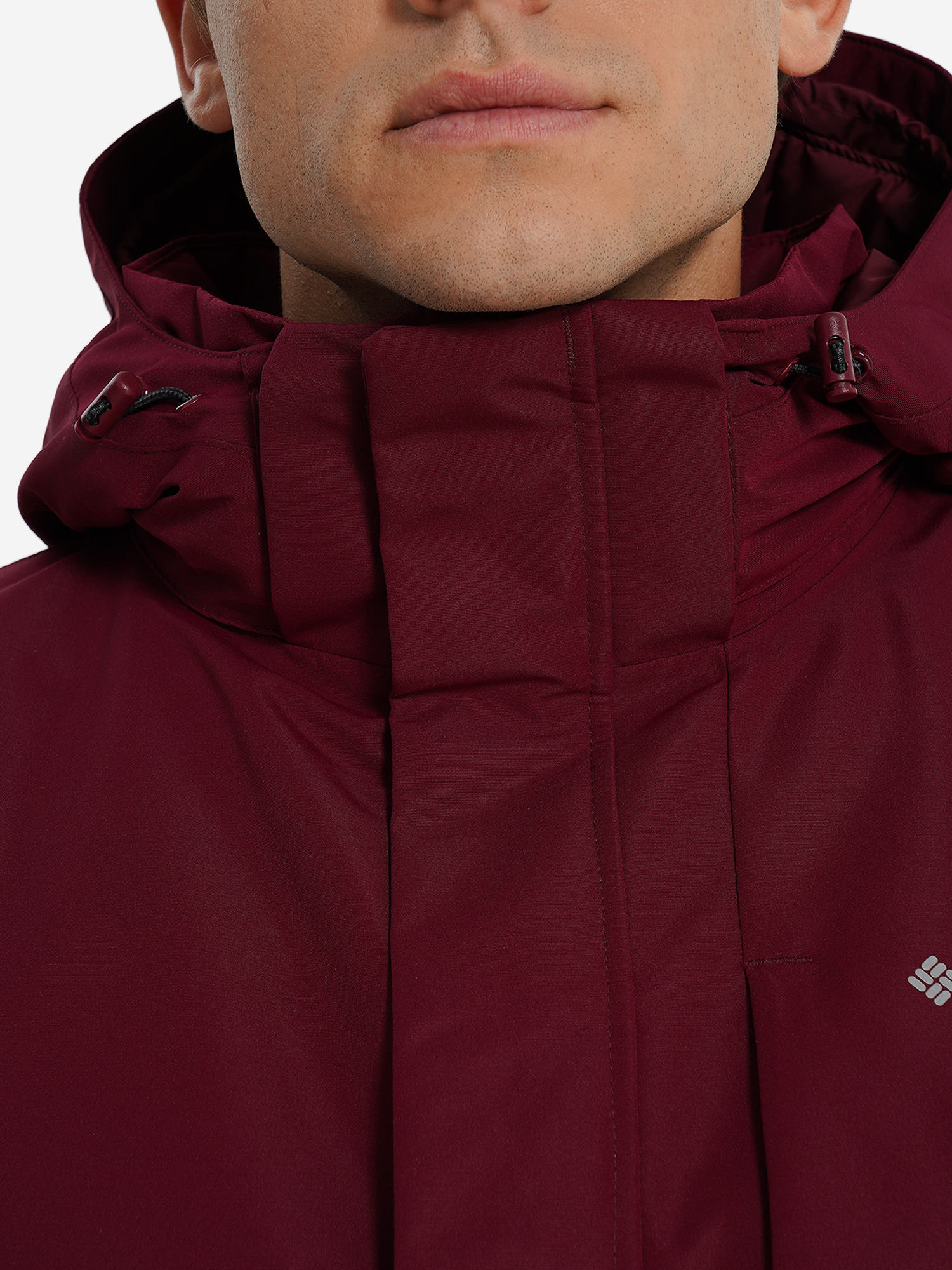 фото Парка мужская columbia rugged path iii parka, красный