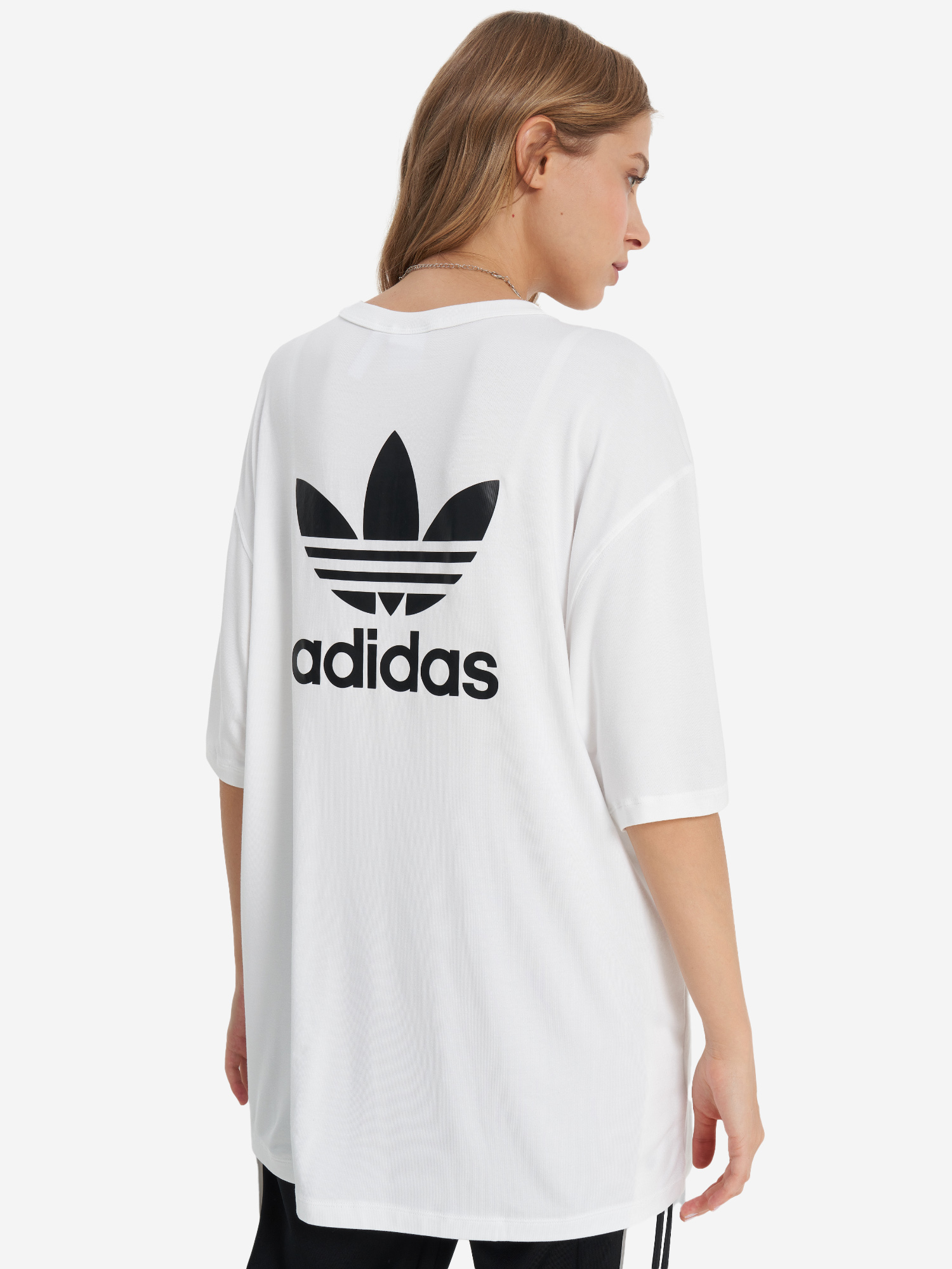 фото Футболка женская adidas trefoil essentials, белый