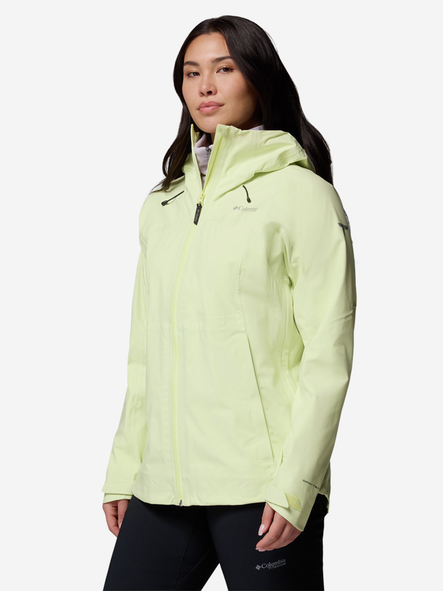фото Куртка софтшелл женская columbia northwest explorer 3 l, желтый