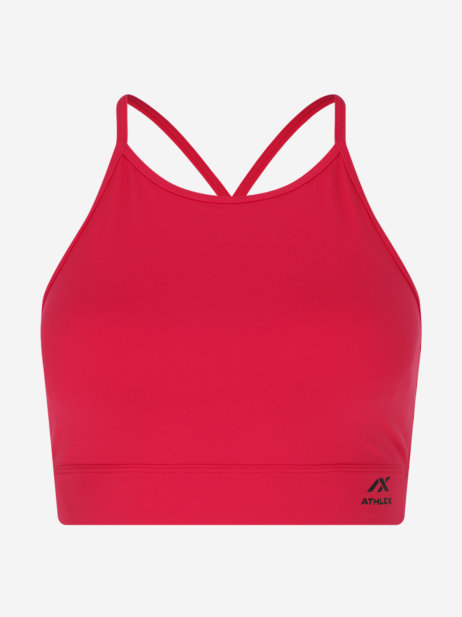 фото Топ бра спортивный athlex, красный
