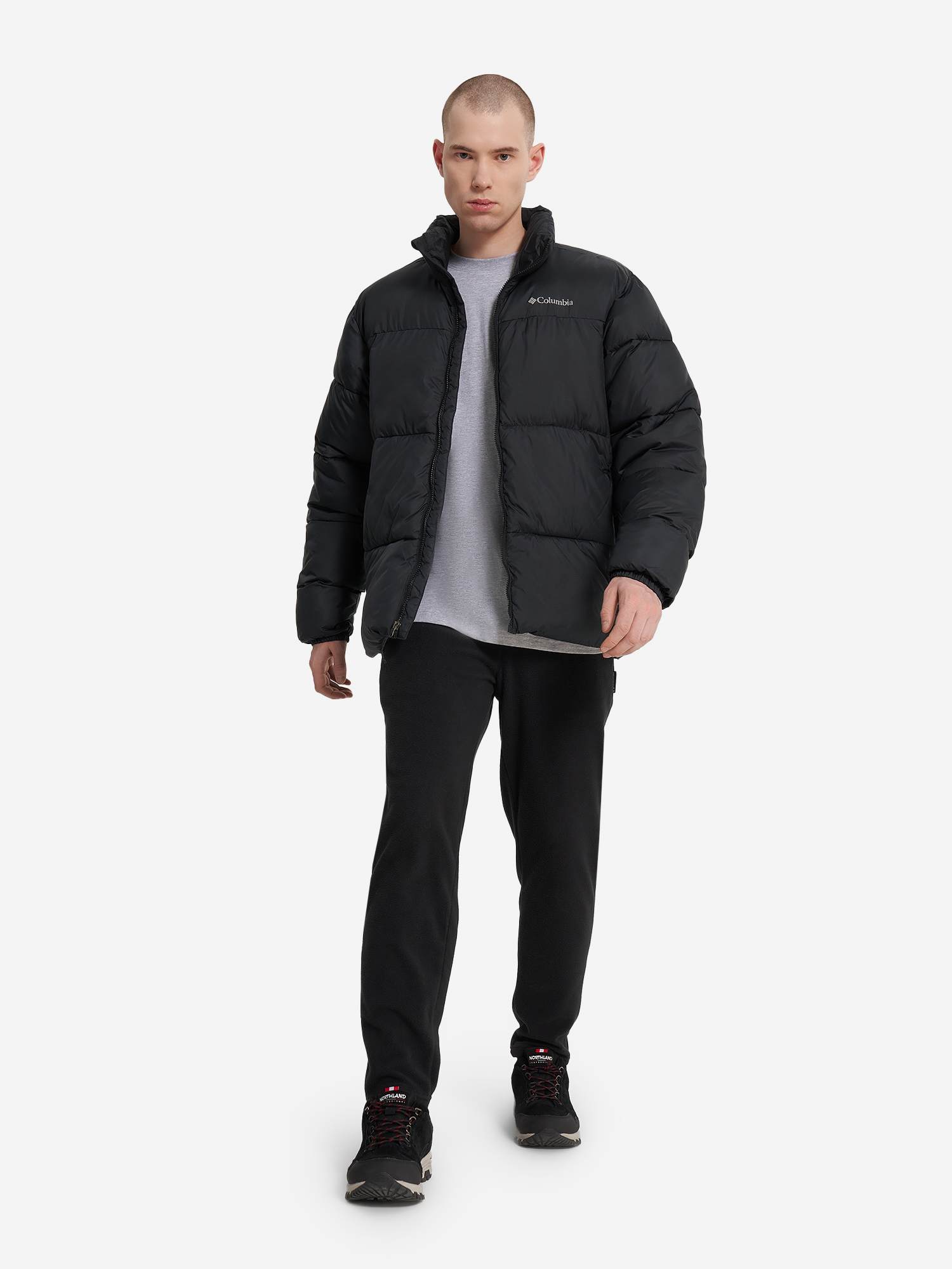 фото Пуховик мужской columbia puffect iii jacket, черный
