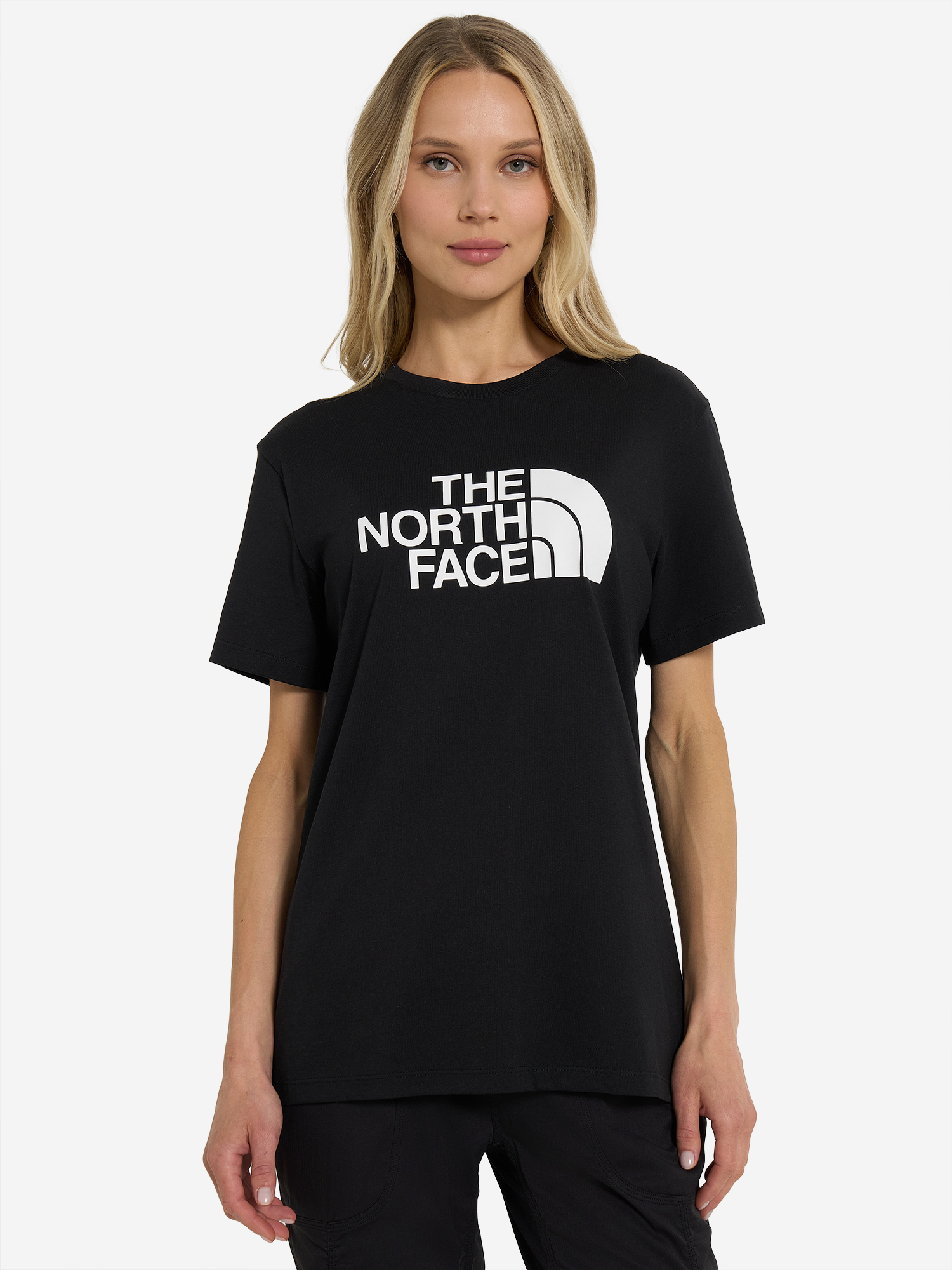 фото Футболка женская the north face easy, черный