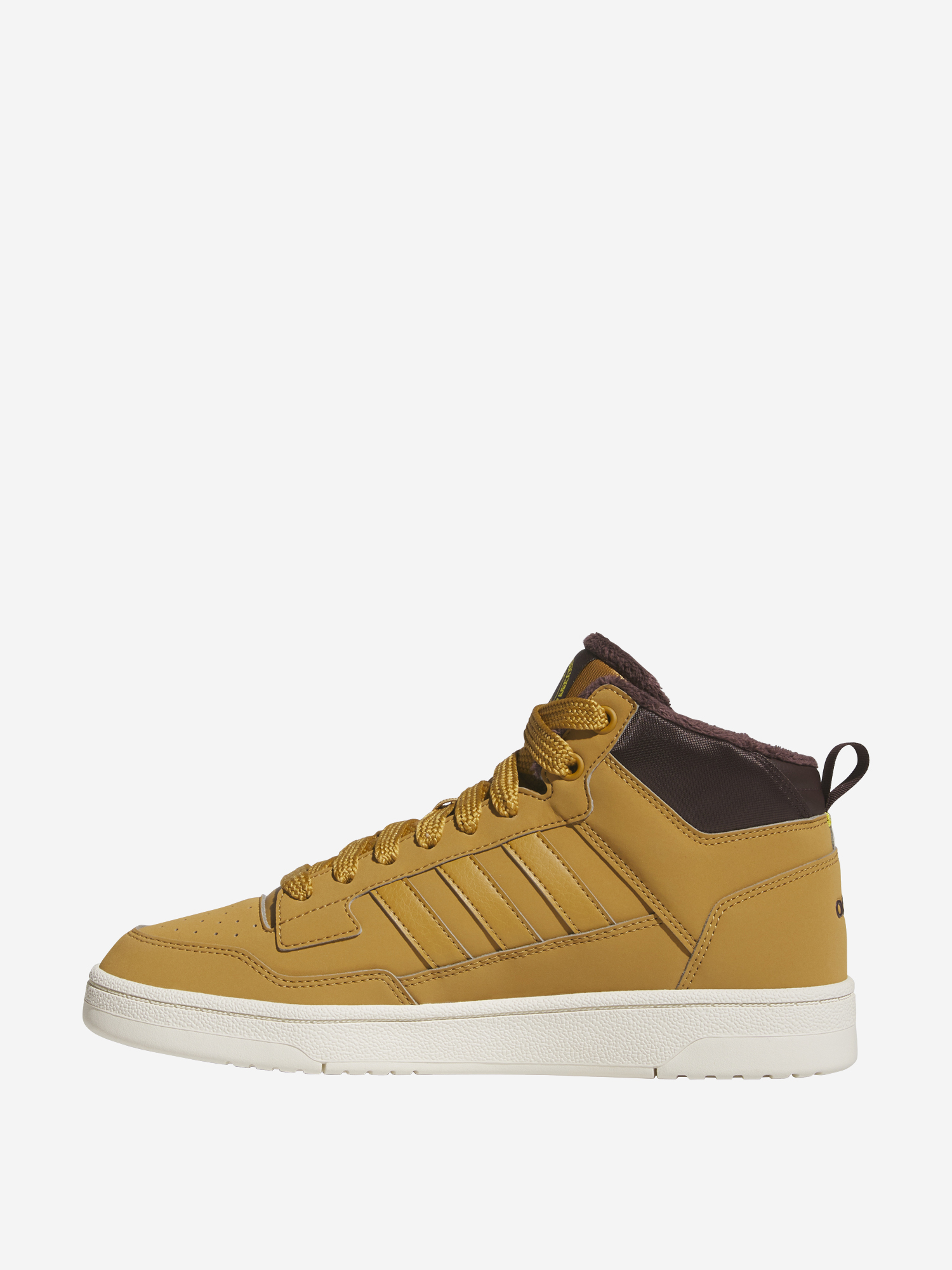 фото Кеды мужские adidas rapid court mid winterized, бежевый
