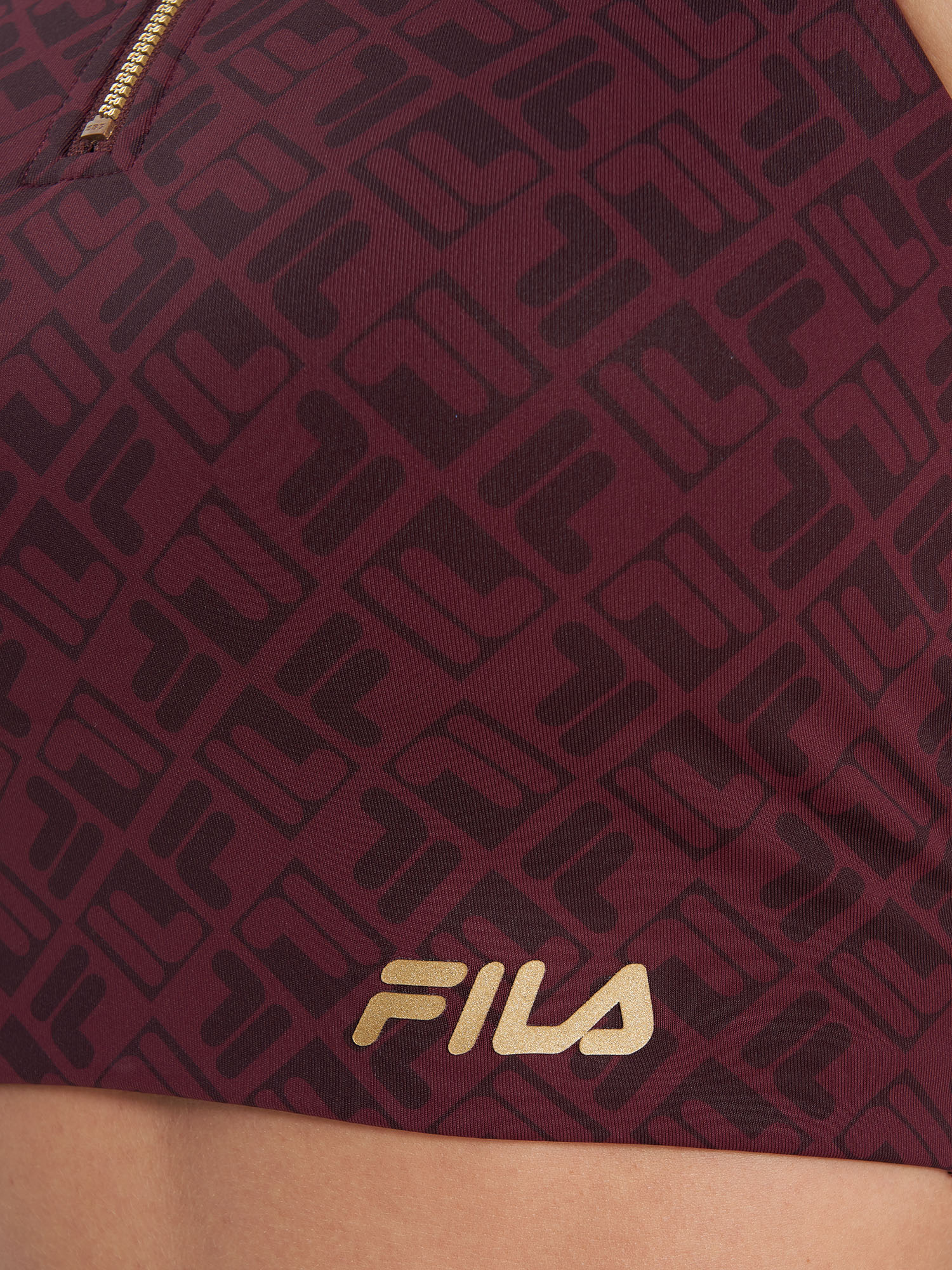 фото Топ бра спортивный fila, красный