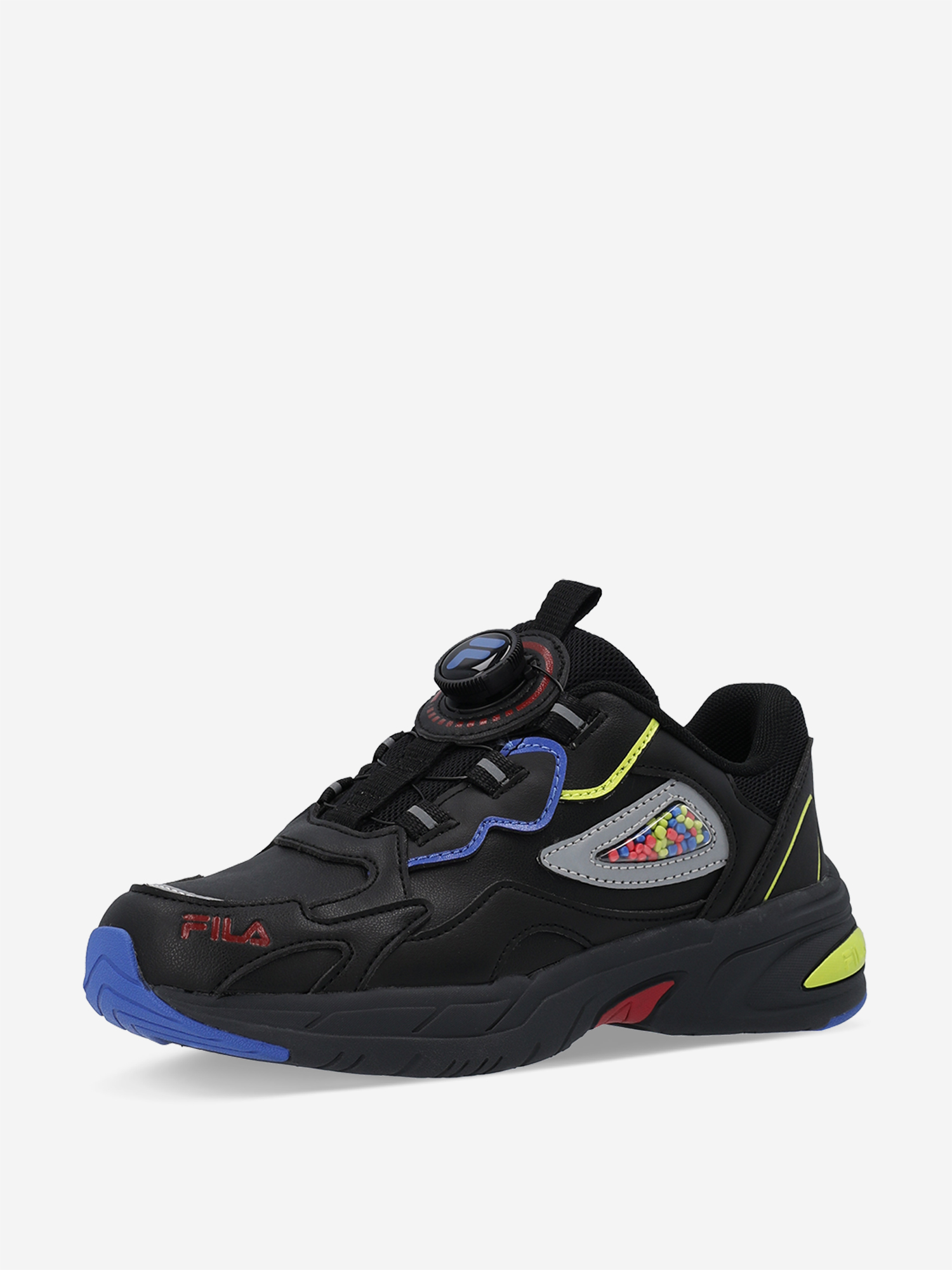 фото Кроссовки для мальчиков fila jaden fl pu, черный