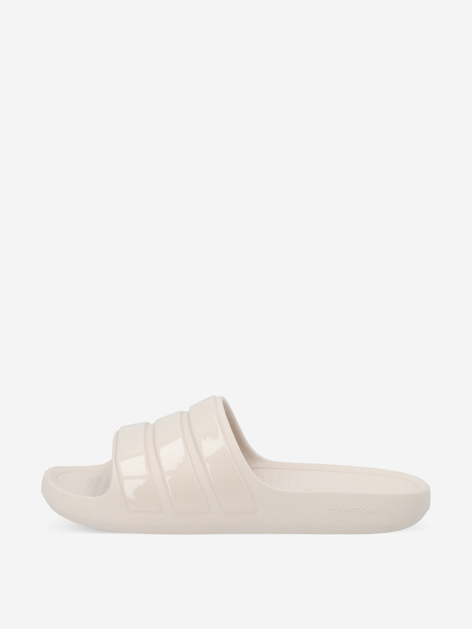 фото Шлепанцы женские adidas adilette flow, бежевый