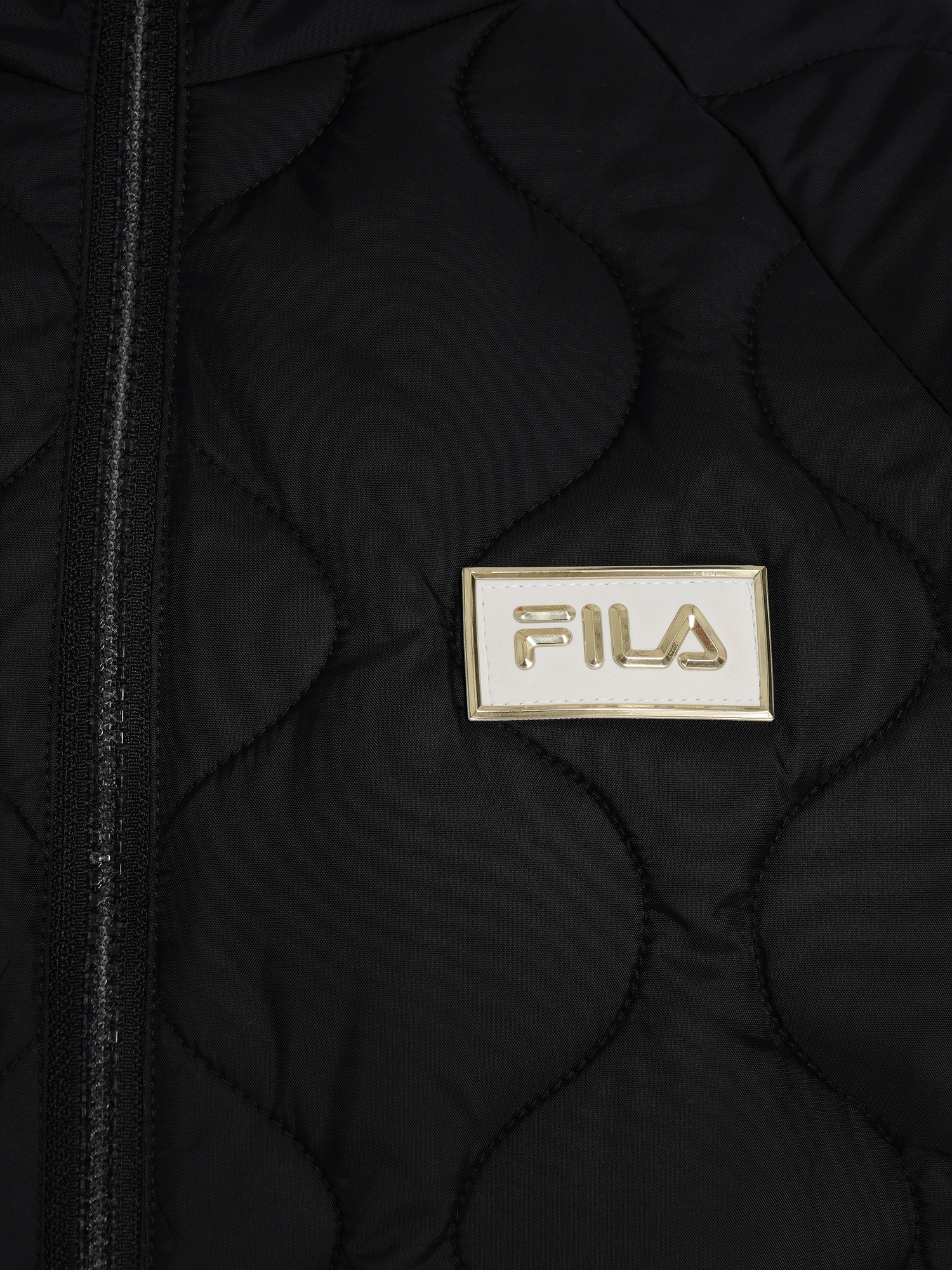 фото Пальто утепленное для девочек fila, черный
