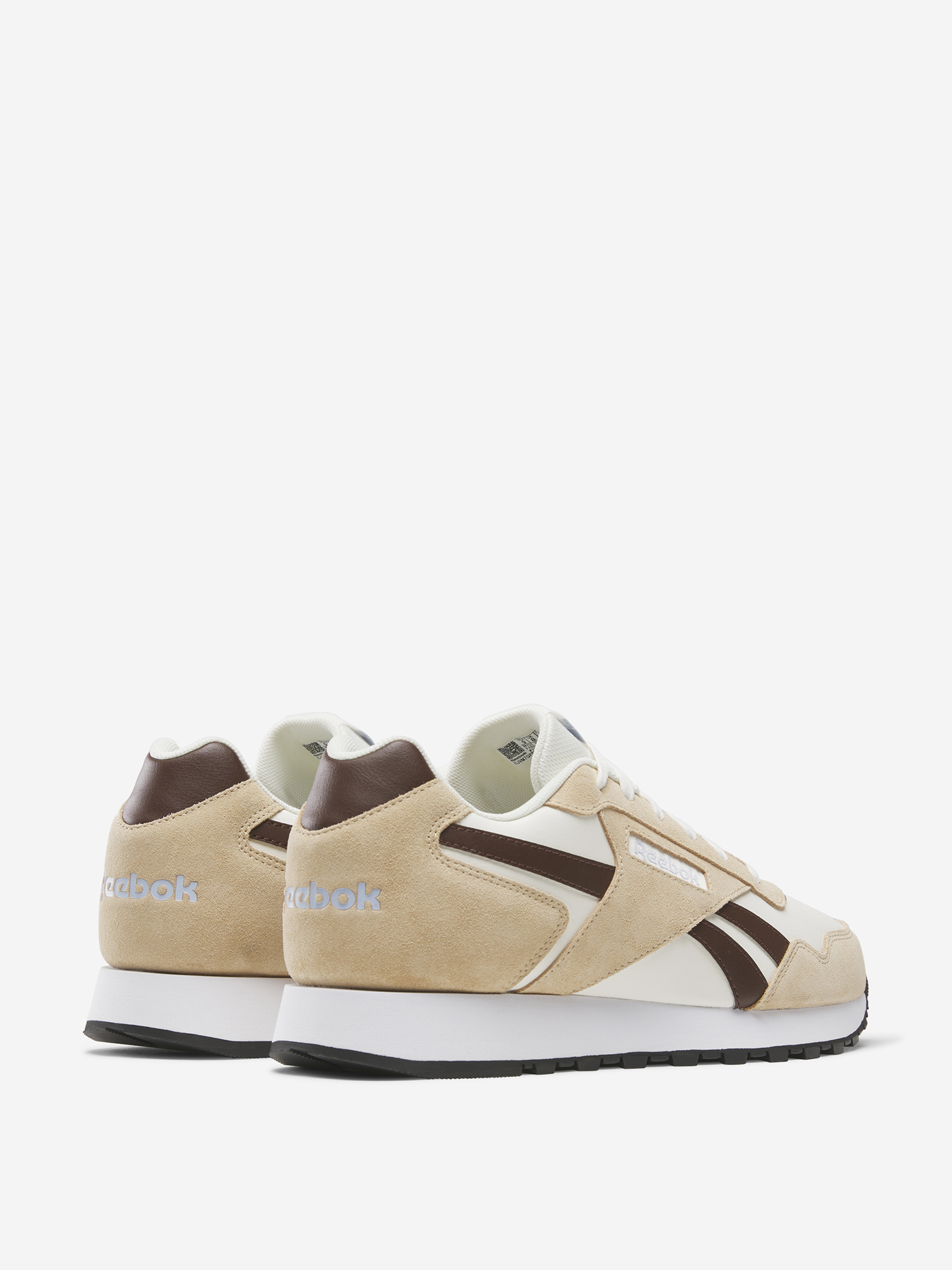 фото Кроссовки мужские reebok glide, бежевый