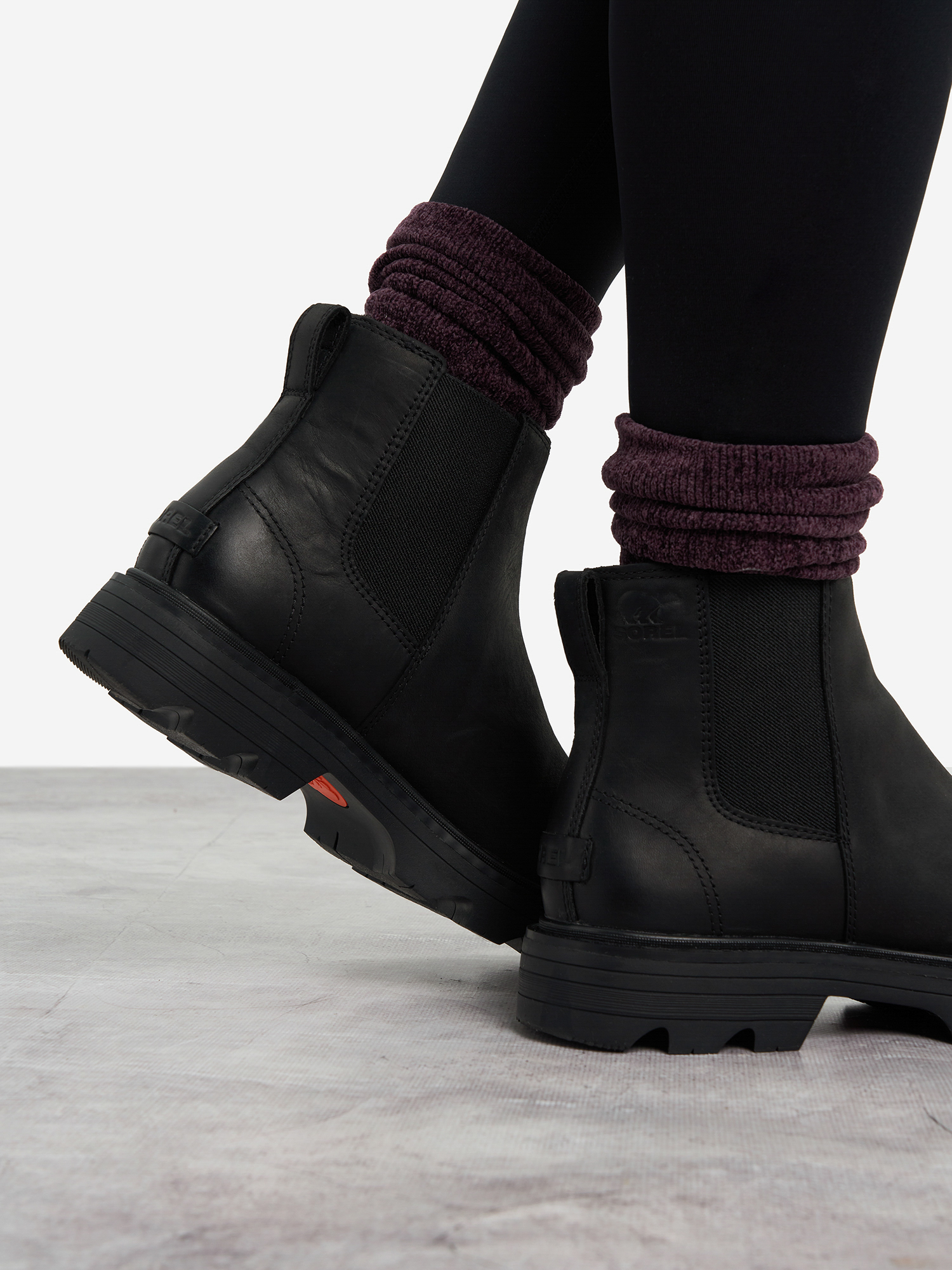 фото Ботинки женские sorel revel rd™ chelsea wp, черный