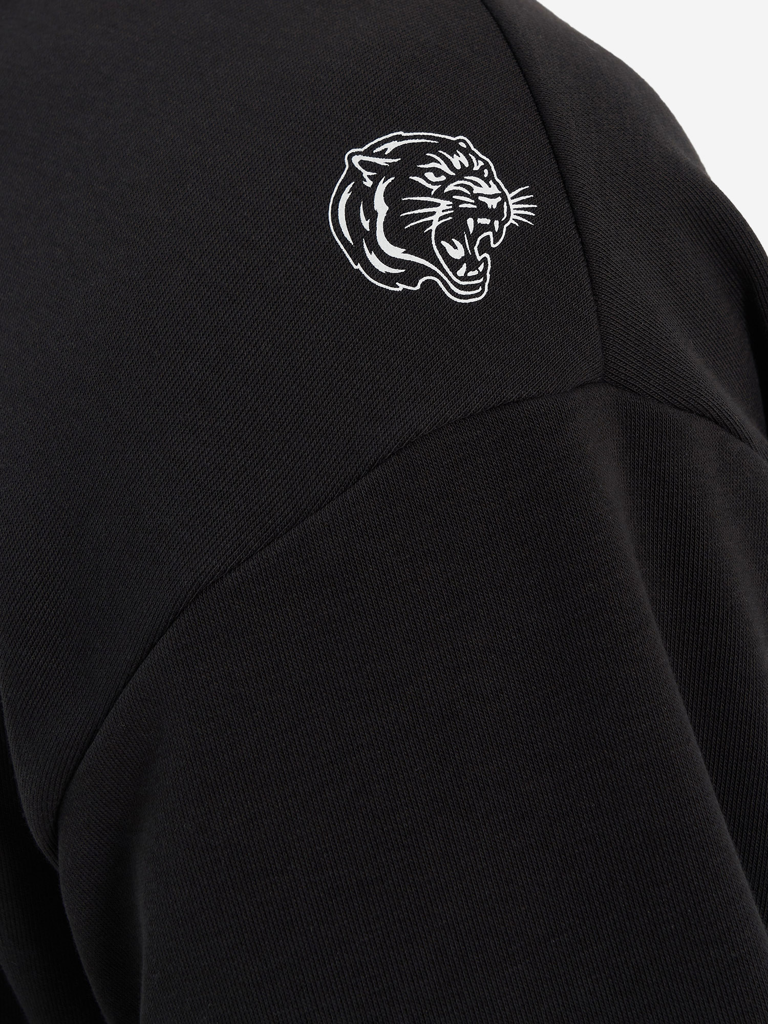 фото Худи мужское puma graphic french terry, черный