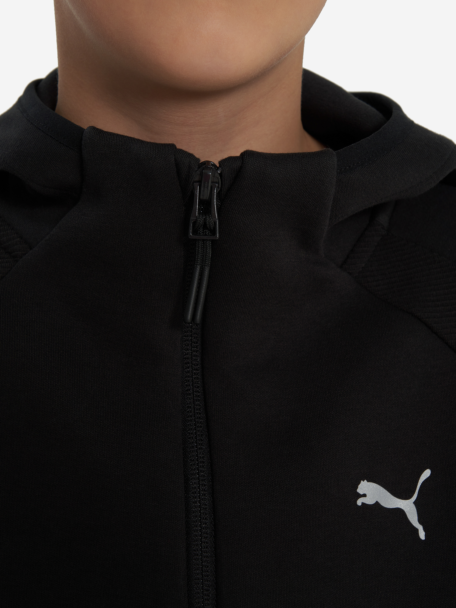 фото Толстовка для мальчиков puma evostripe, черный